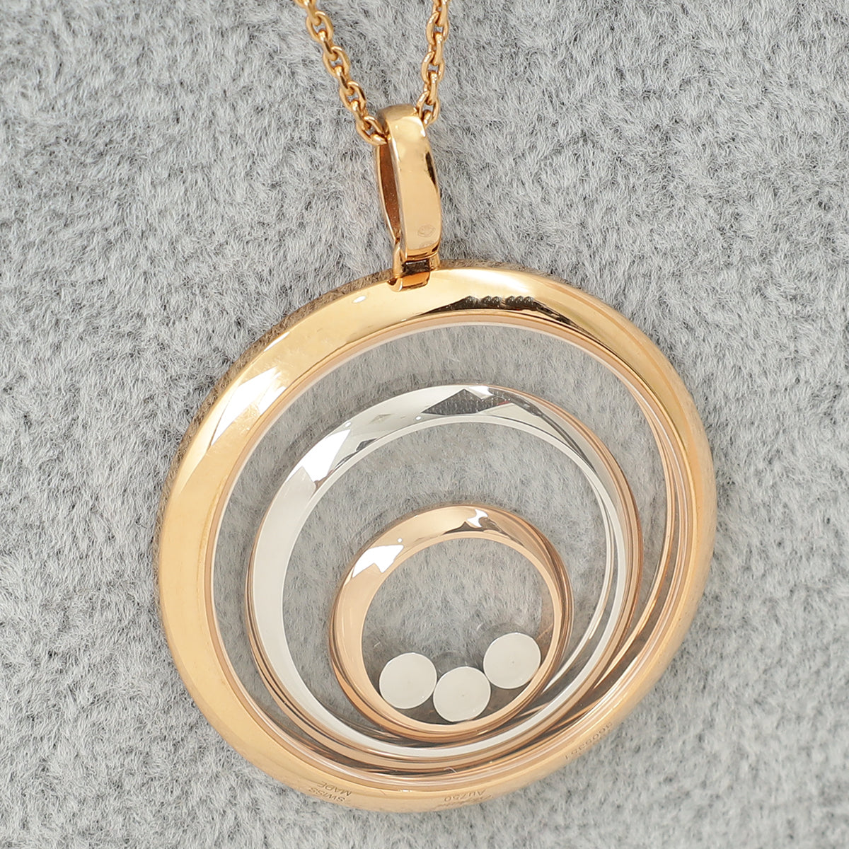Chopard 18K Rose Gold Happy Spirit Necklace