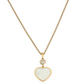 Chopard Ethical Rose Gold Diamond Happy Hearts Necklace