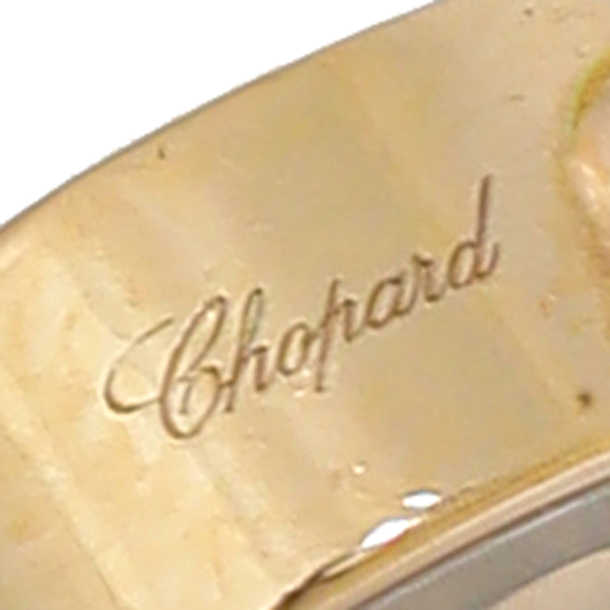 Chopard 18K Rose Gold Diamond MOP Happy Heart Ring 52