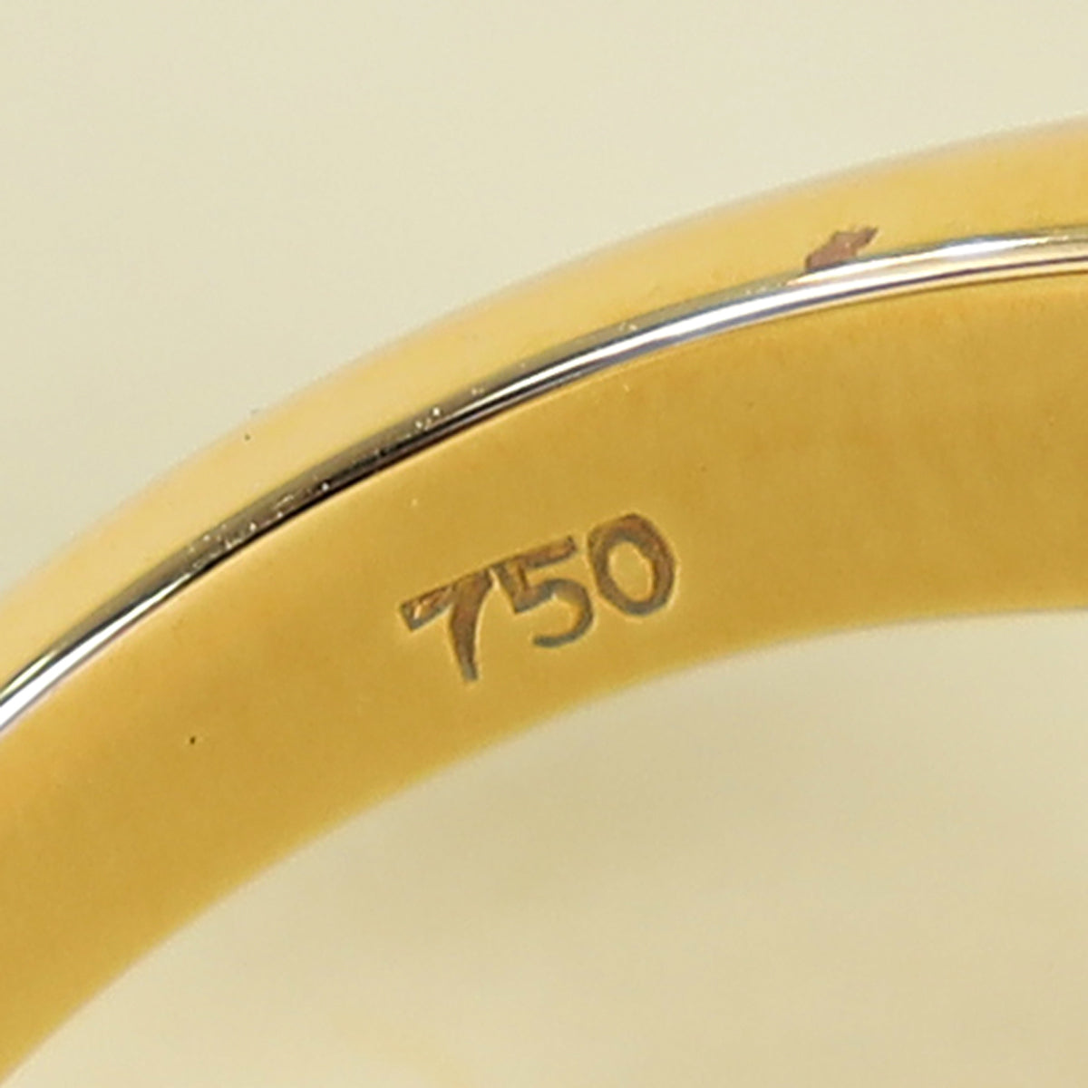 Chopard 18K Yellow Gold Happy Diamonds Ring 49