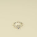 Chopard 18K White Gold Happy Diamond Heart Ring 52