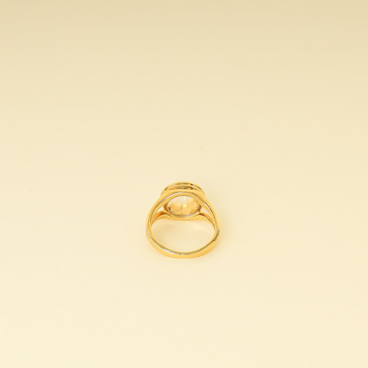 Chopard 18K Yellow Gold Happy Diamonds Icons Ring 47