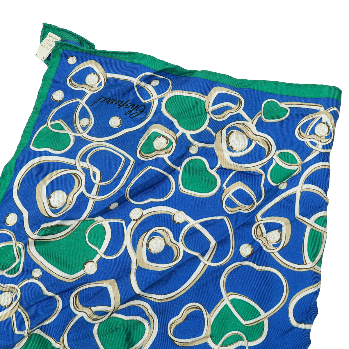 Chopard Multicolor Happy Hearts Silk Scarf