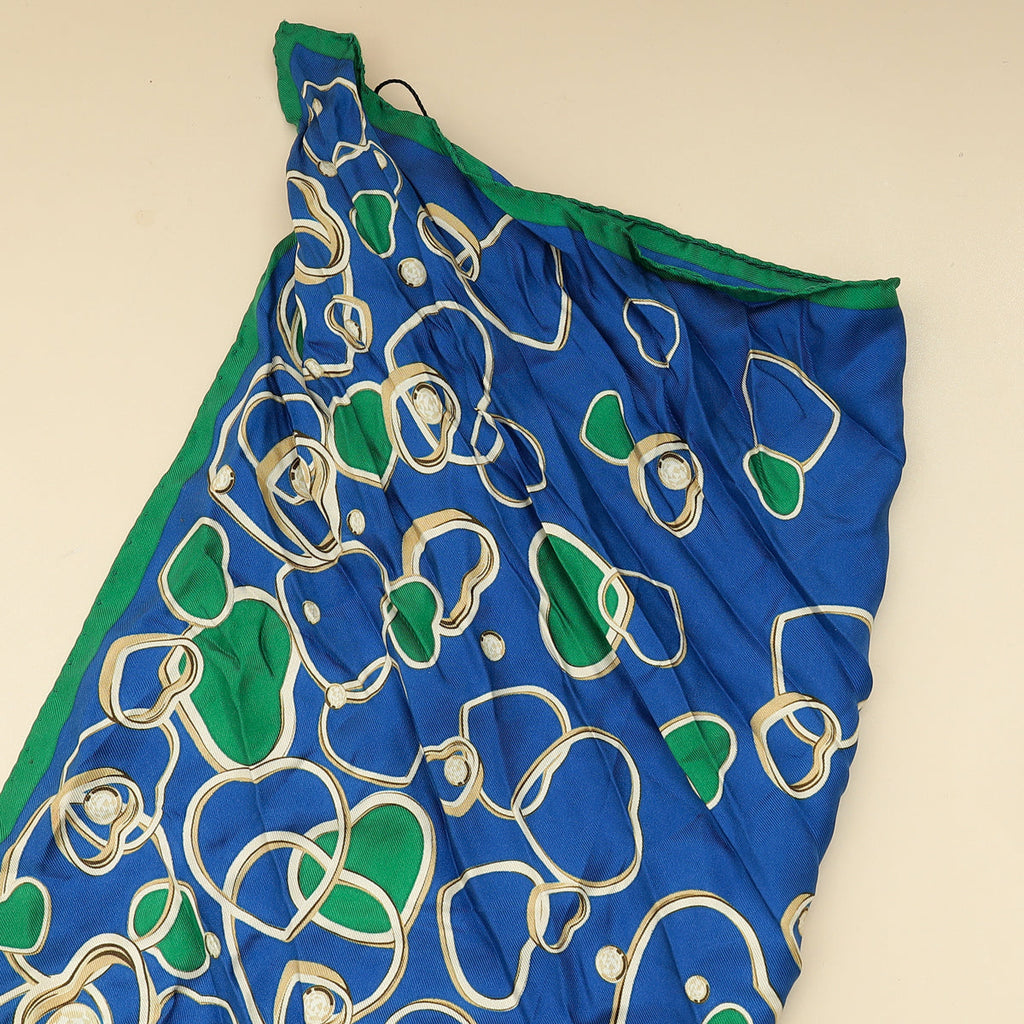 Chopard Multicolor Happy Hearts Silk Scarf