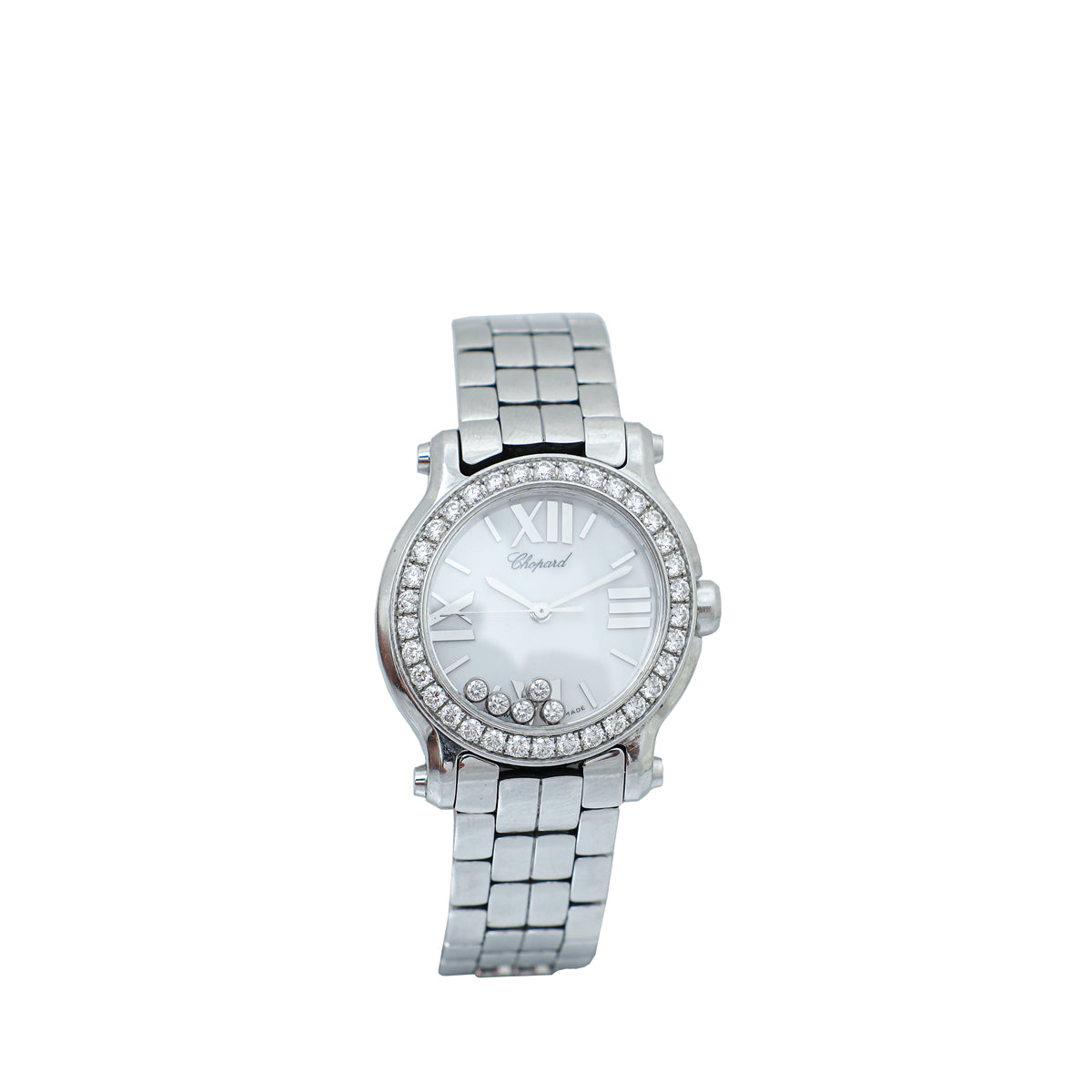 Chopard Stainless Steel Happy Sport 30mm Quartz Watch