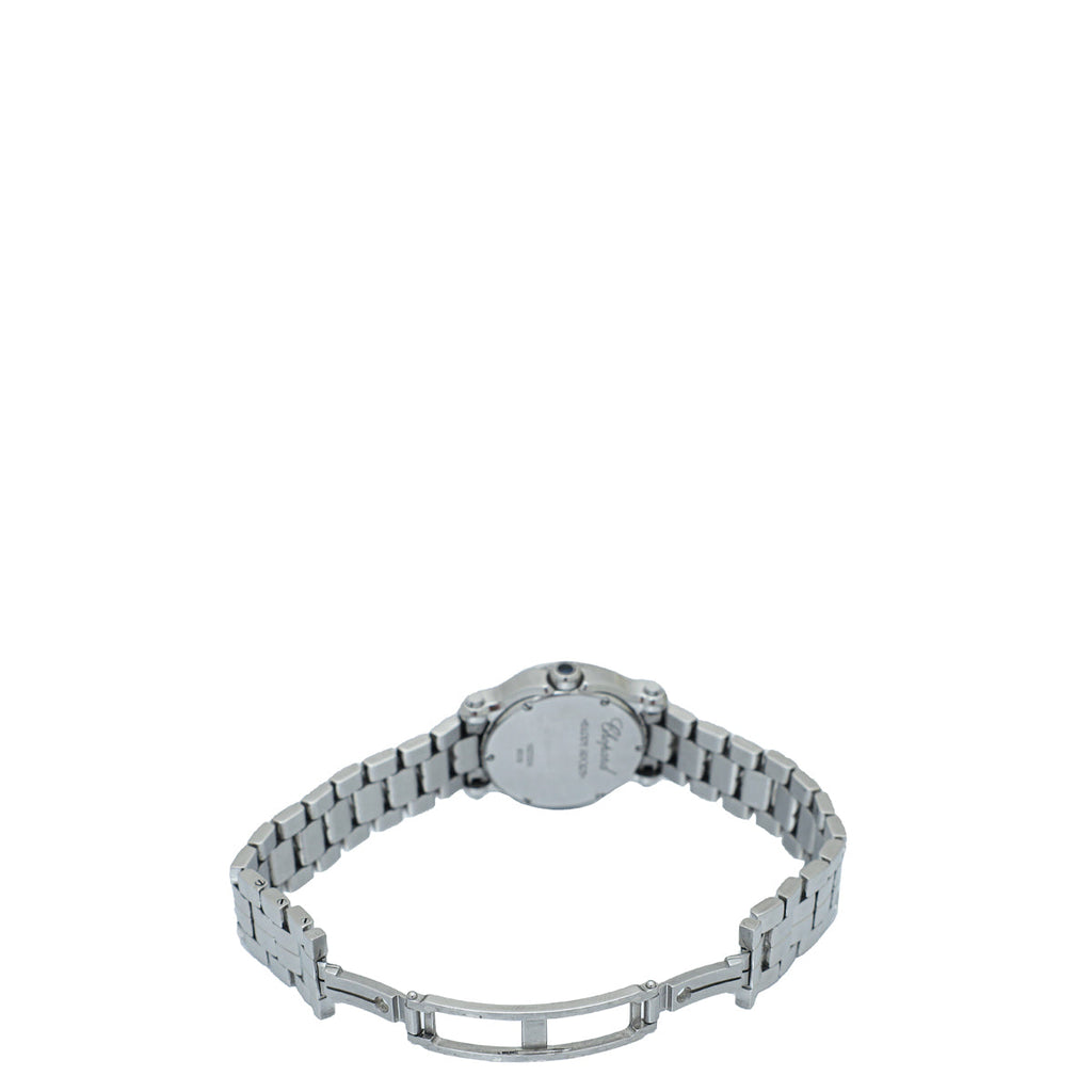Chopard Stainless Steel Happy Sport 30mm Quartz Watch