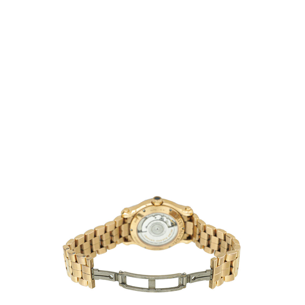 Chopard 18K Yellow Gold Diamond "Happy Sport" Automatic 36mm Watch