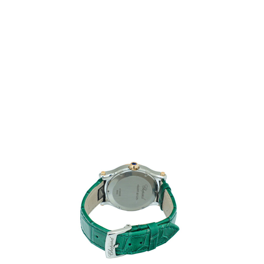 Chopard Rose Gold/ST.ST Happy Sports w/5 Floating Diamonds Quartz Watch