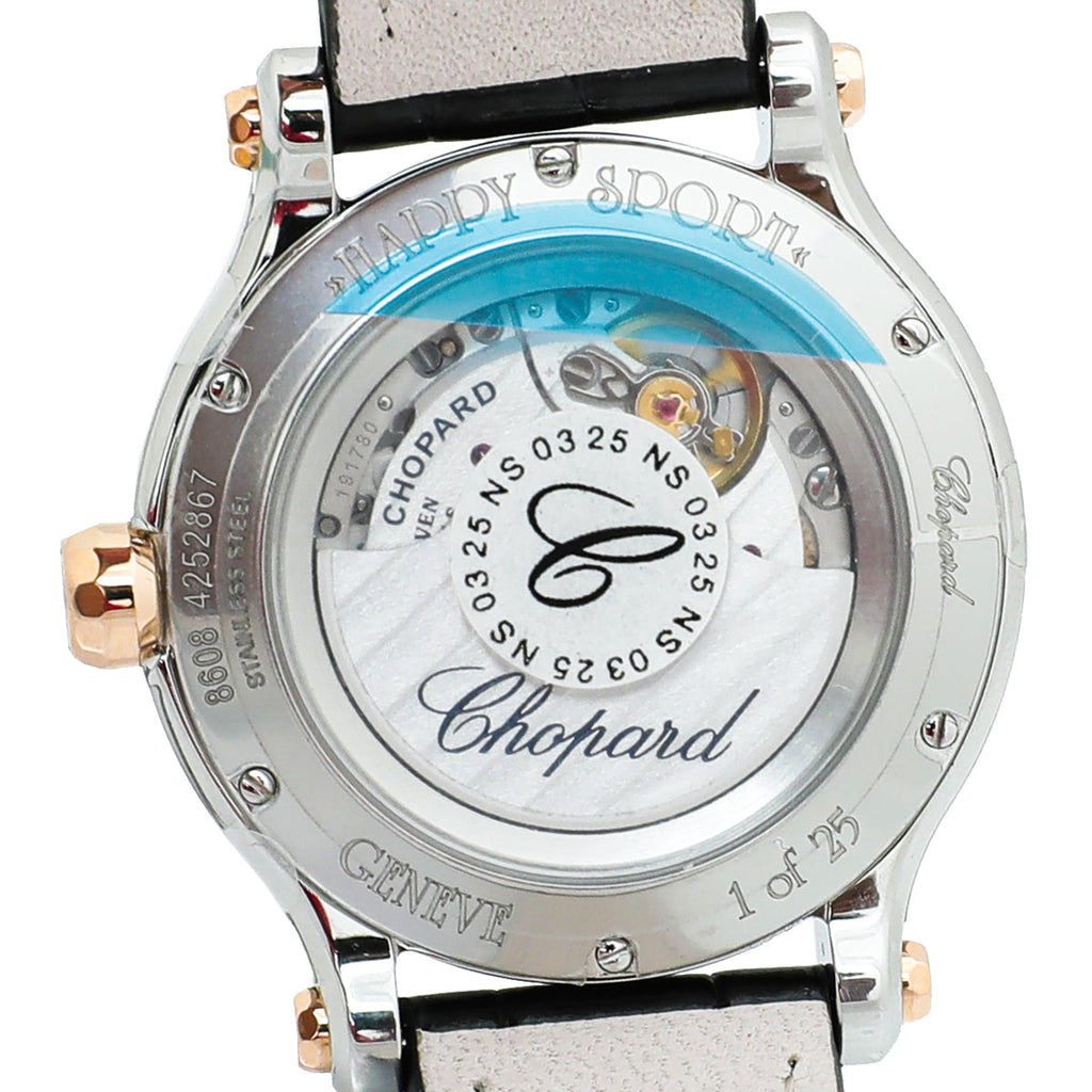 Chopard Steel & Rose Gold Happy Sport-Geneva Edition Automatic Watch Ltd.Ed (1 of 25)