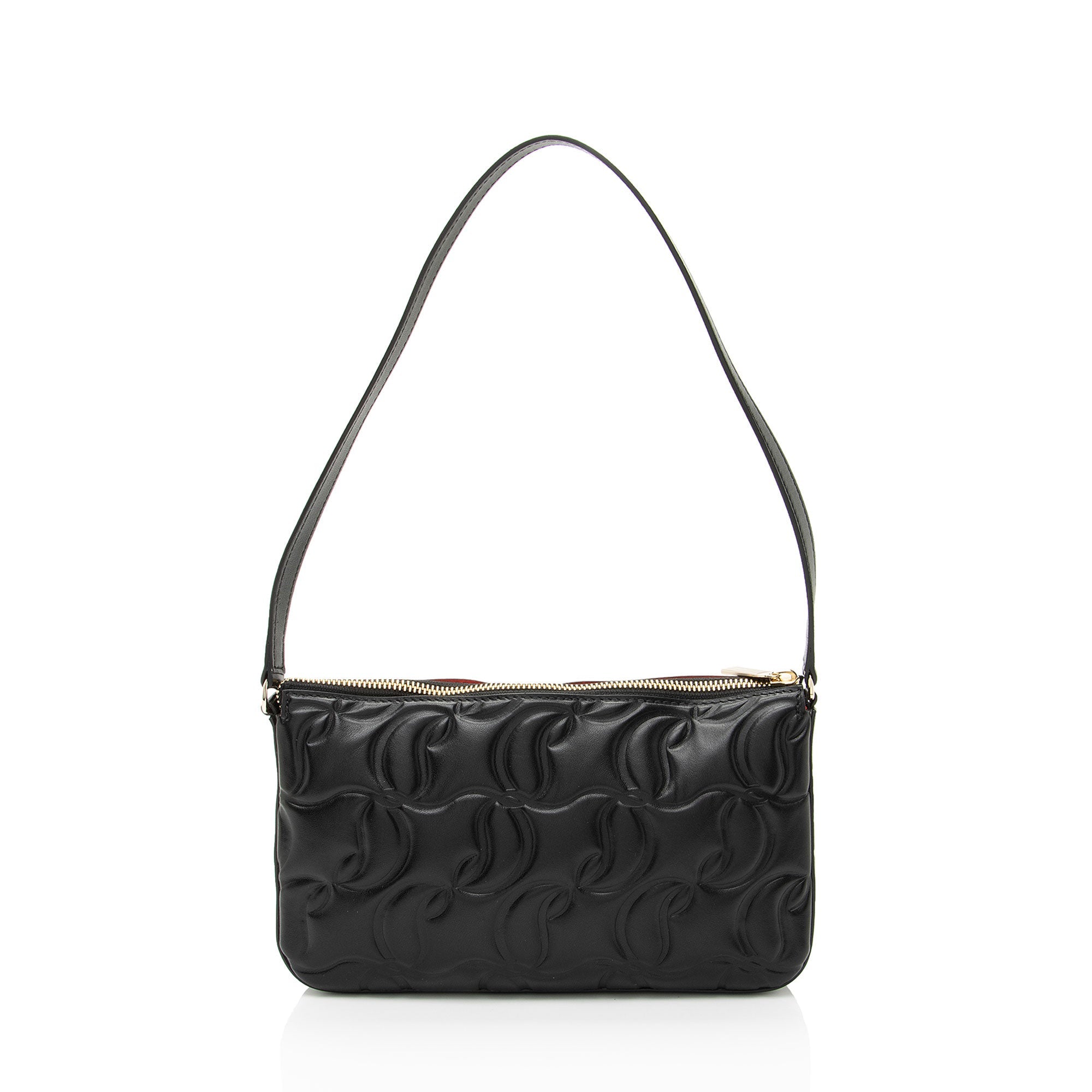 Christian Louboutin CL Embossed Nappa Loubila Shoulder Bag