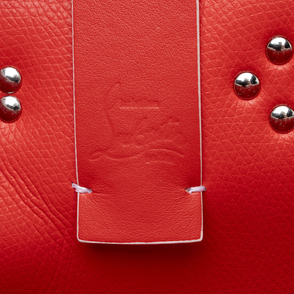 Christian Louboutin Calfskin Couronnes Sevillana Cabata Tote (SHF-CSufWo)