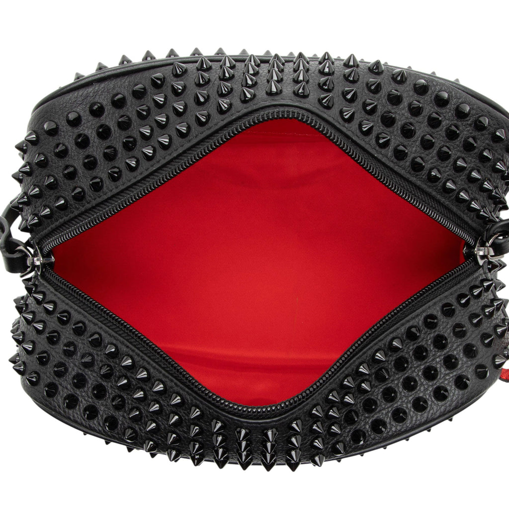 Christian Louboutin Calfskin Spiked Blaster Pouch