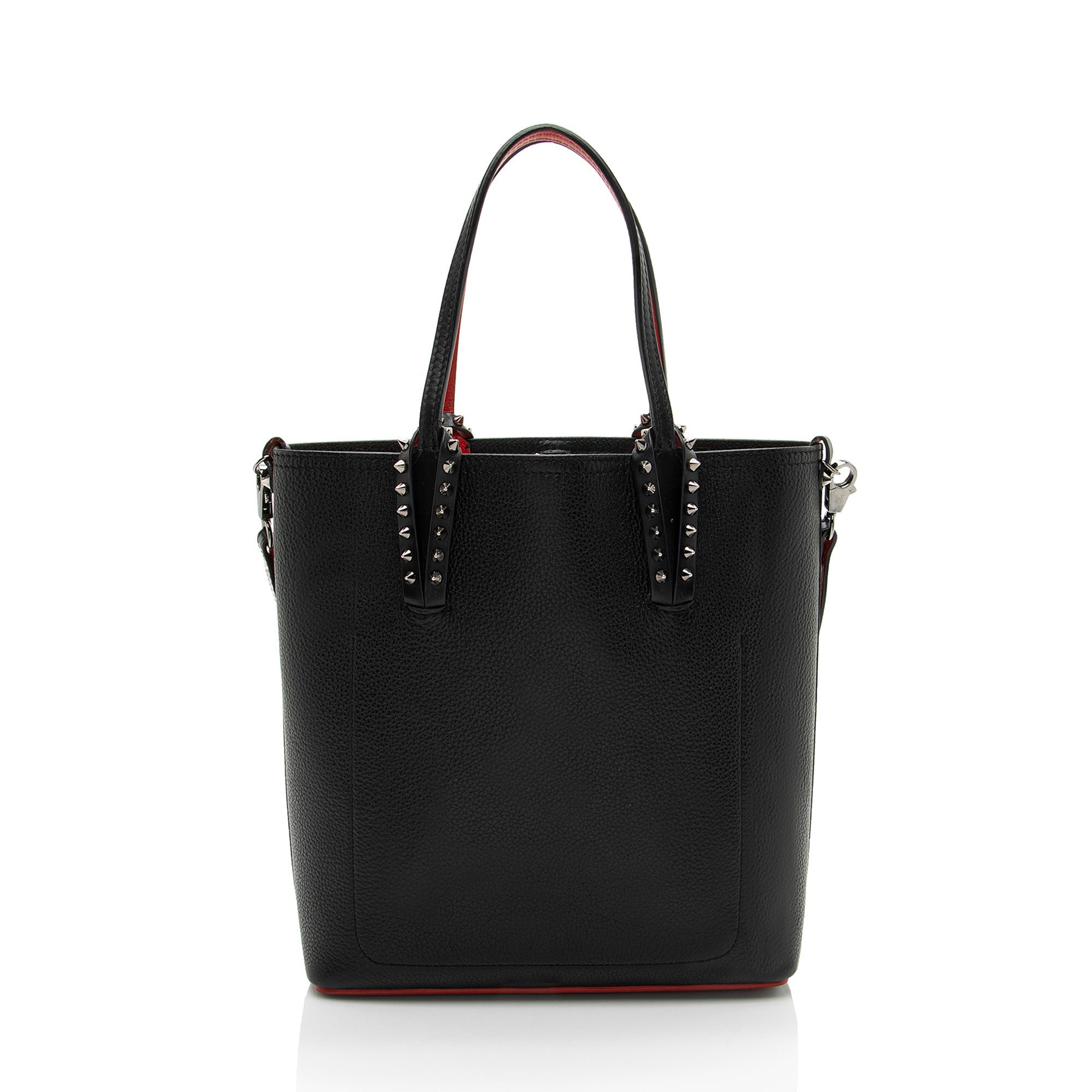 Christian Louboutin Calfskin Spikes Cabata N/S Tote