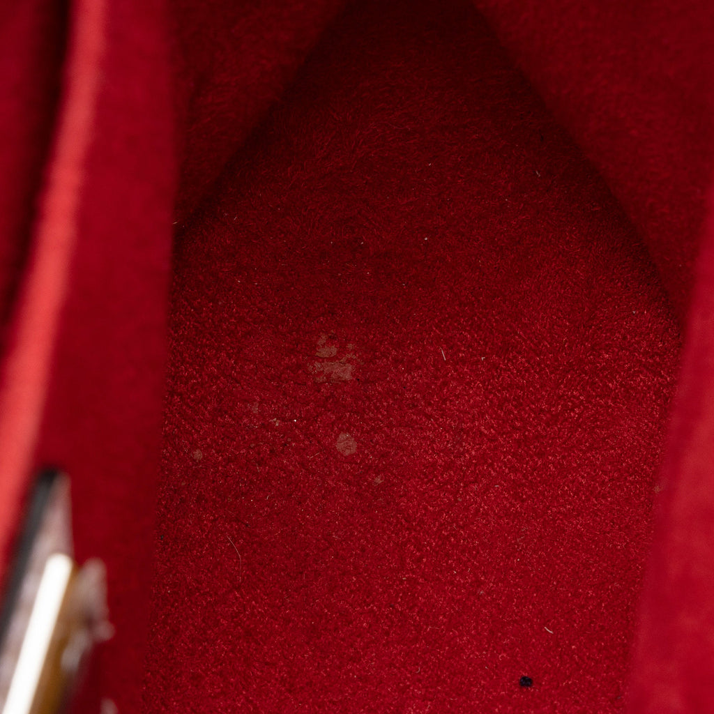 Christian Louboutin Calfskin Beaded Triloubi Small Chain Shoulder Bag (SHF-03PvPo)