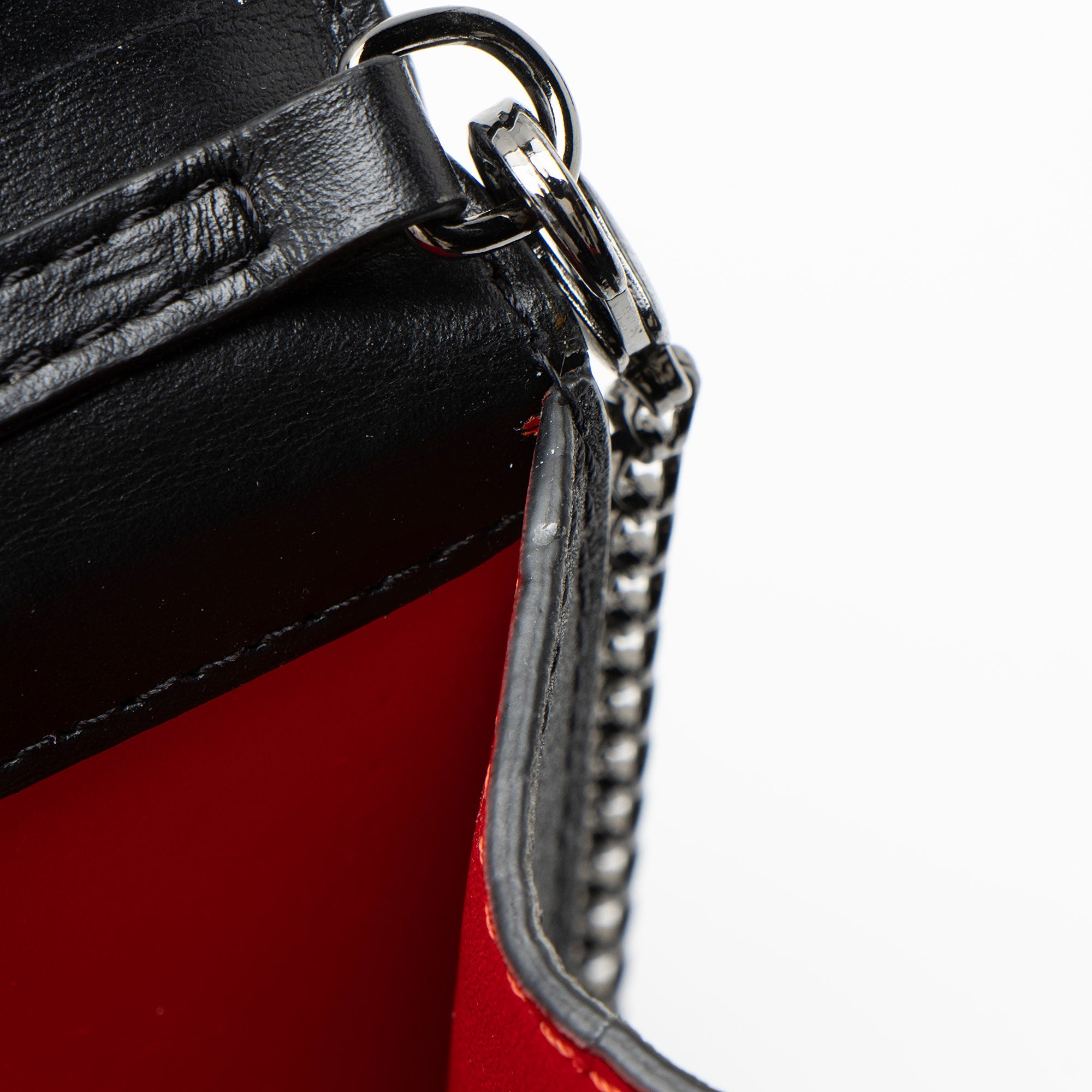 Christian Louboutin Glitter Leather Loubi54 Clutch