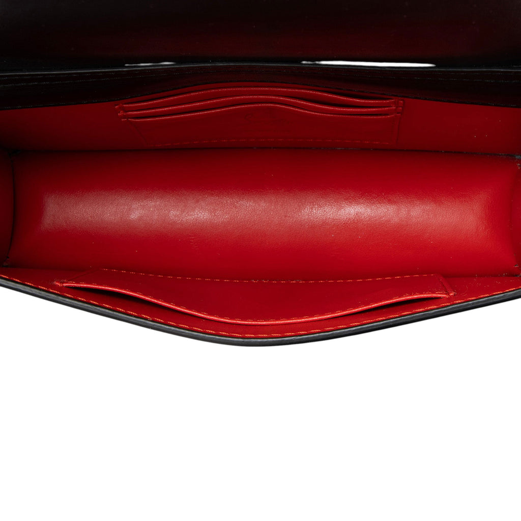 Christian Louboutin Glitter Leather Loubi54 Clutch