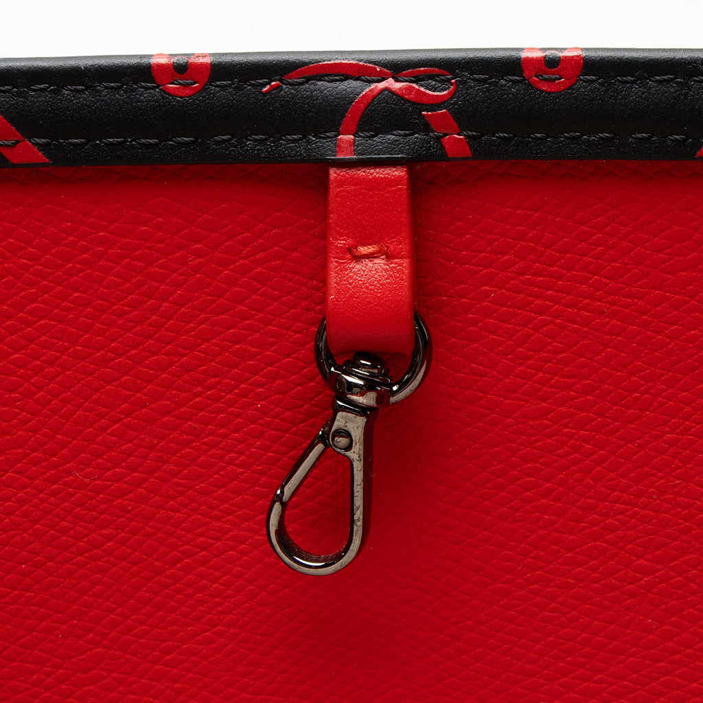 Christian Louboutin Leather Degrade Loubinthesky Spiked Cabata Tote