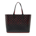 Christian Louboutin Leather Degrade Loubinthesky Spiked Cabata Tote