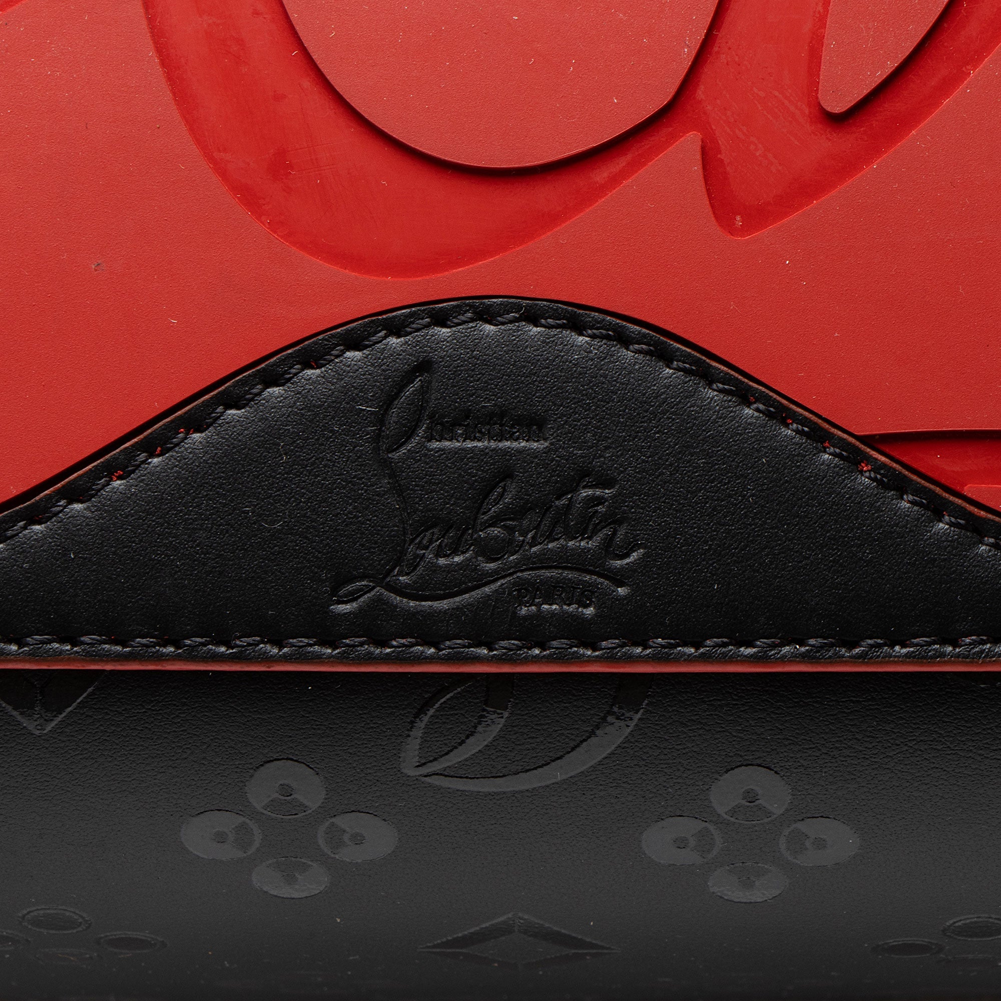 Christian Louboutin Leather Degrade Loubinthesky Spiked Cabata Tote