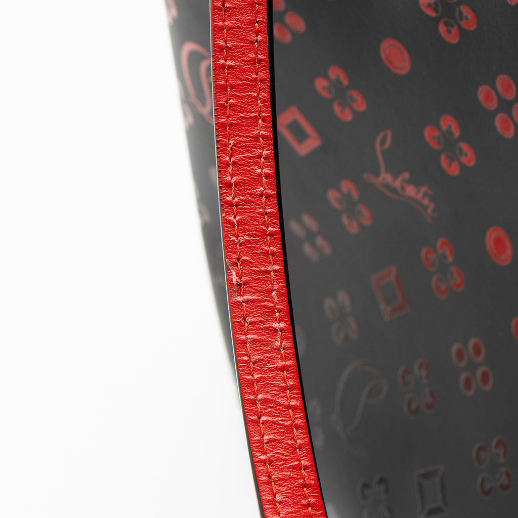 Christian Louboutin Leather Degrade Loubinthesky Spiked Cabata Tote