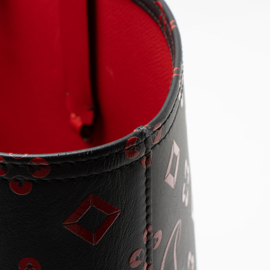 Christian Louboutin Leather Degrade Loubinthesky Spiked Cabata Tote