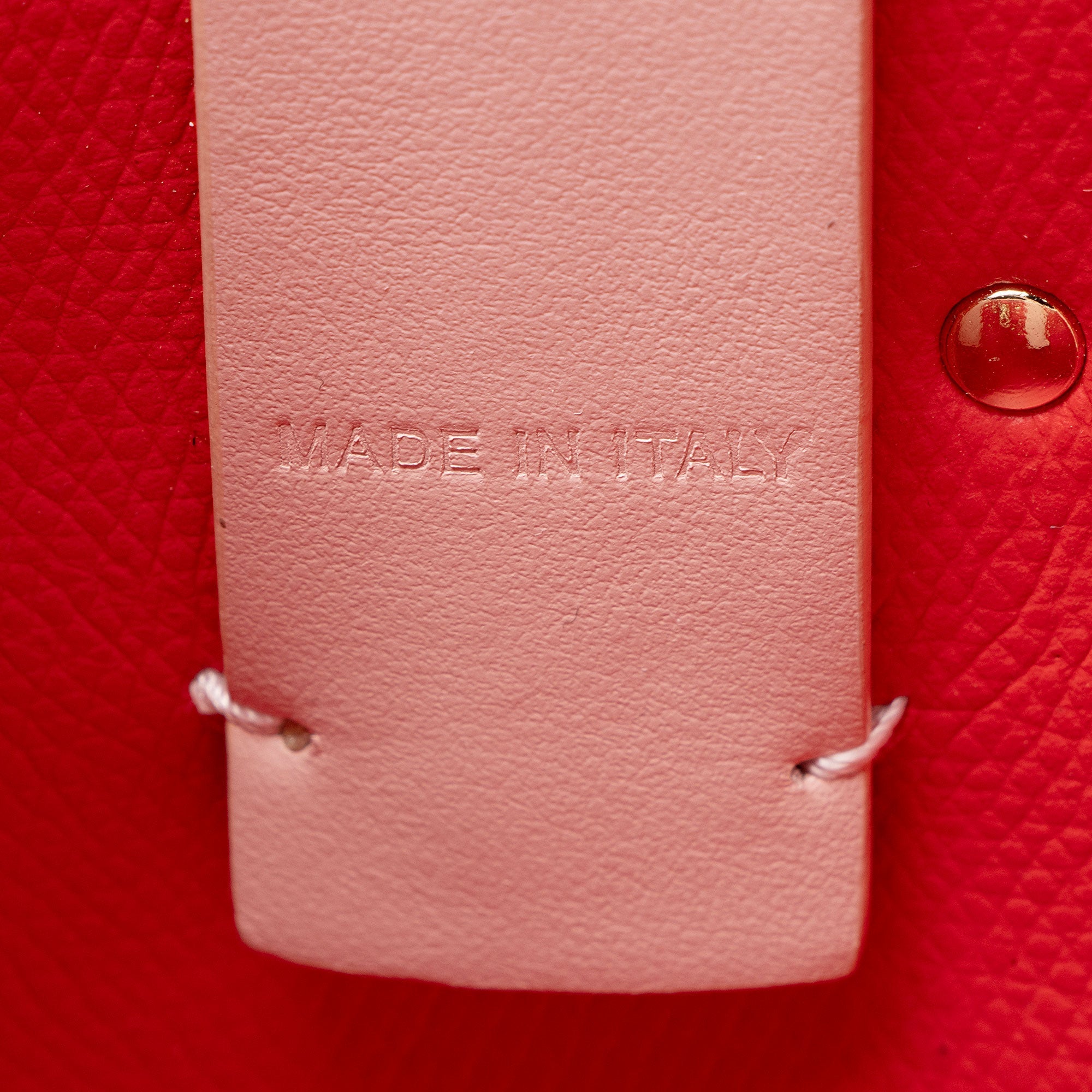 Christian Louboutin Leather Empire Spike Cabata N/S Mini Tote