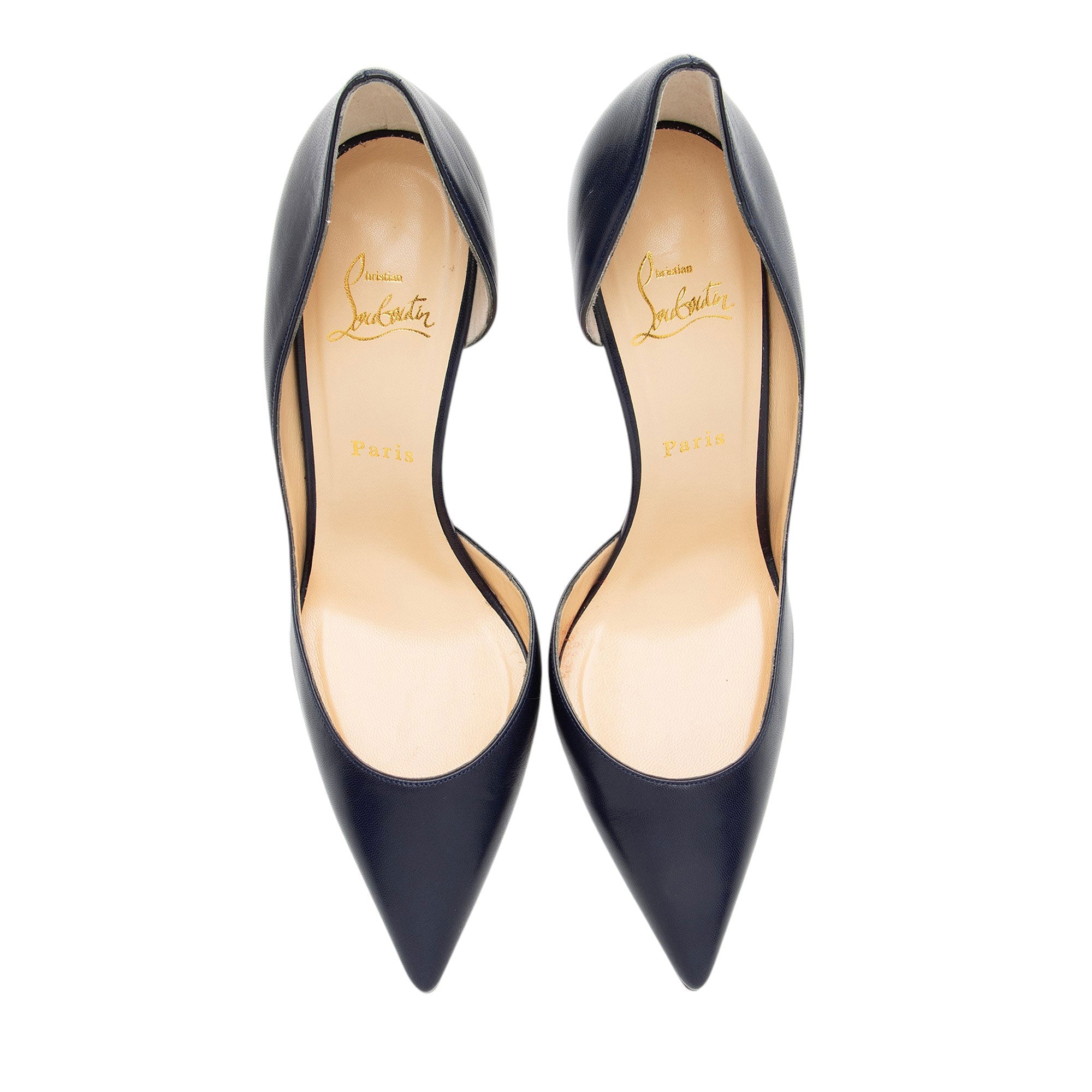 Christian Louboutin Leather Iriza d'Orsay Pumps - Size 11 / 41