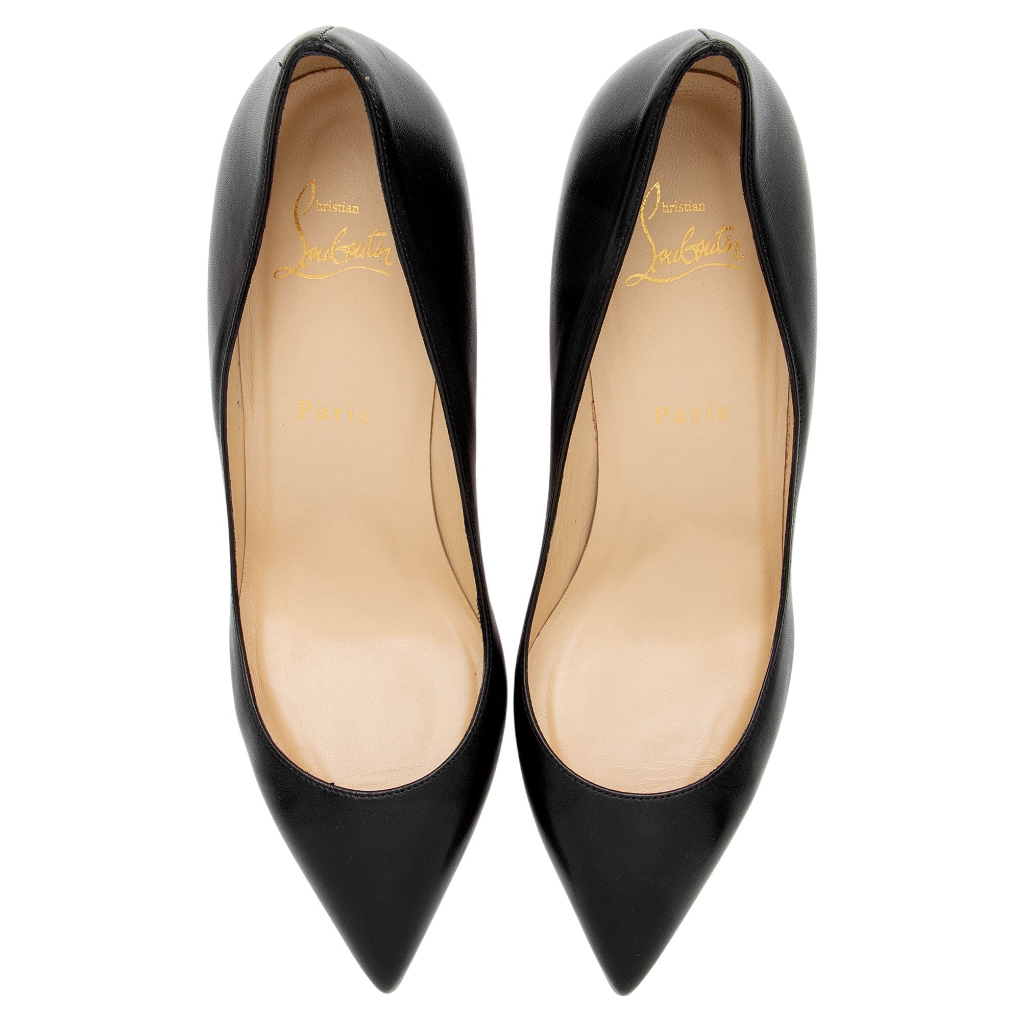 Christian Louboutin Leather Pigalle Follies 85 Pumps - Size 9.5 / 39.5