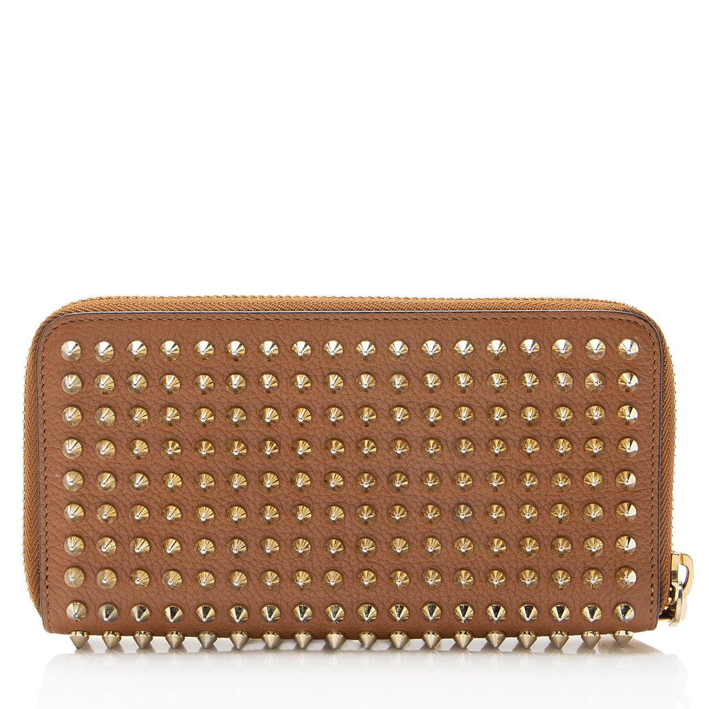 Christian Louboutin Leather Spiked Panettone Wallet