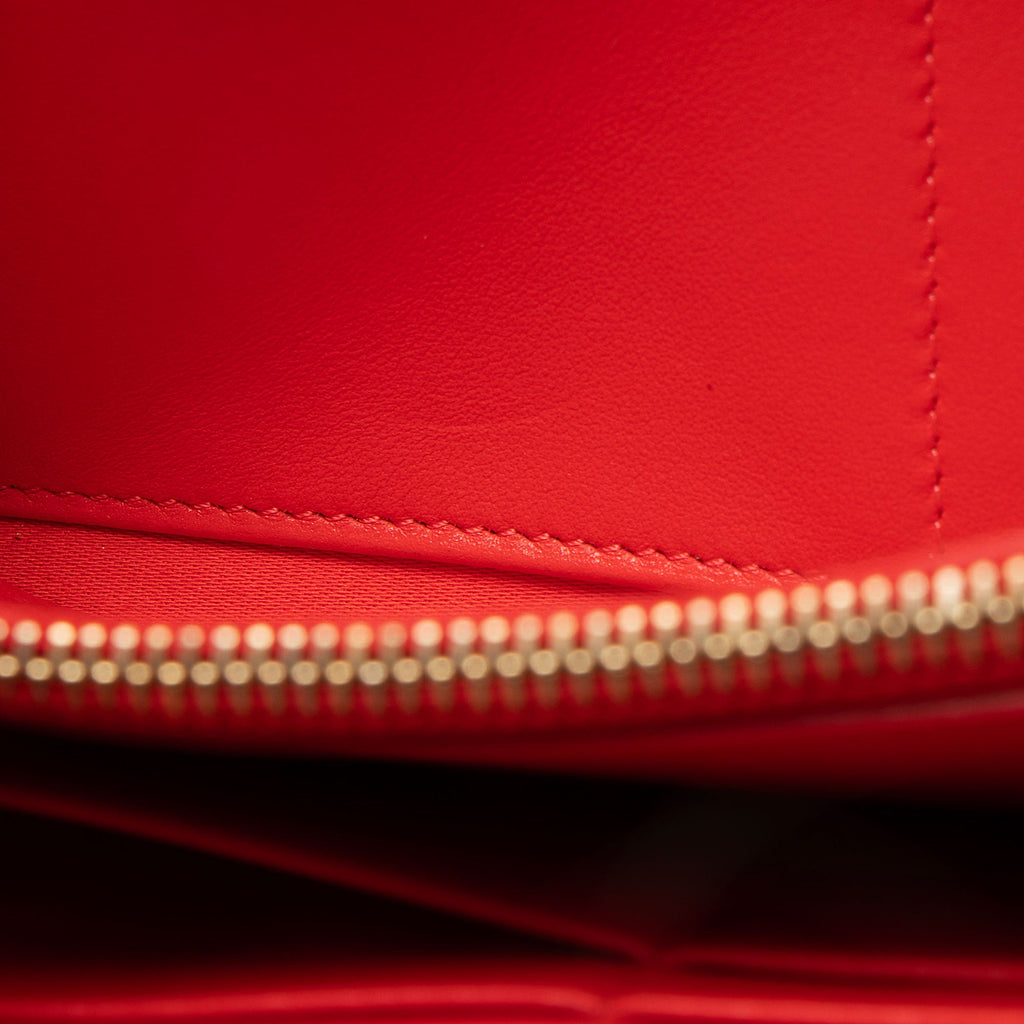Christian Louboutin Leather Spiked Panettone Wallet