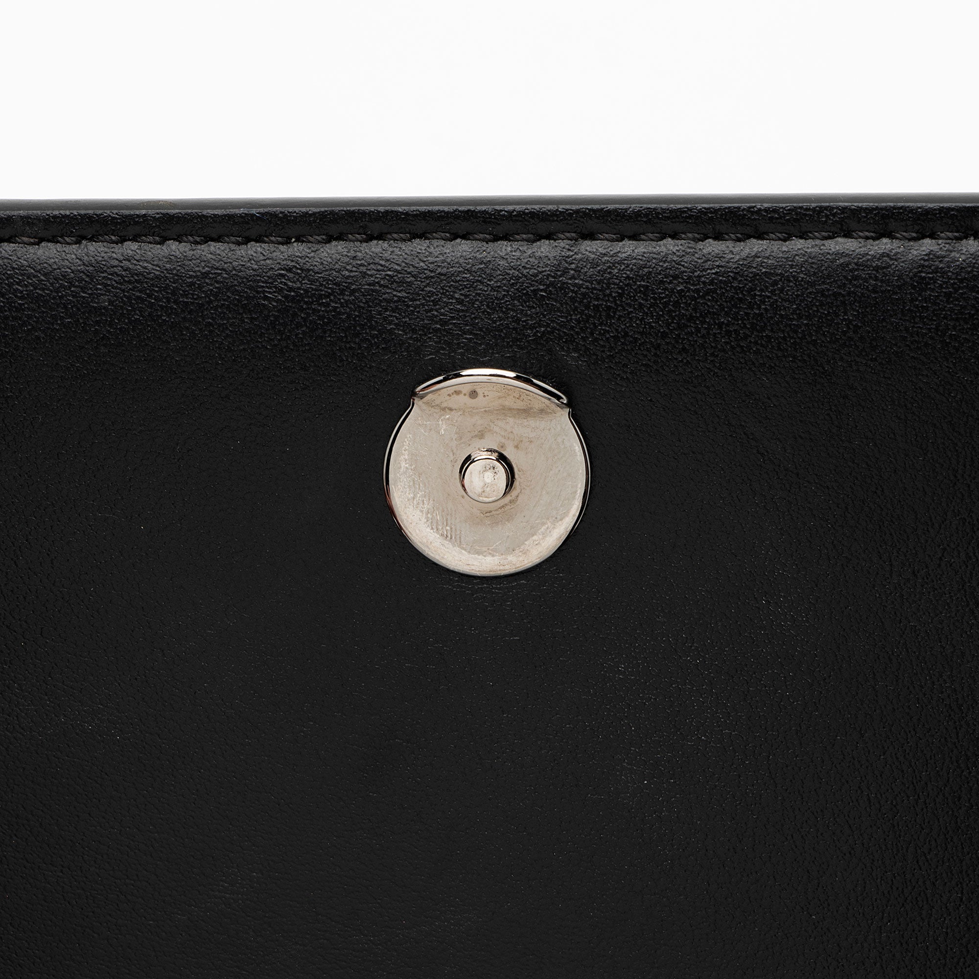 Christian Louboutin Leather Spiked Studs Paloma Wallet on Chain