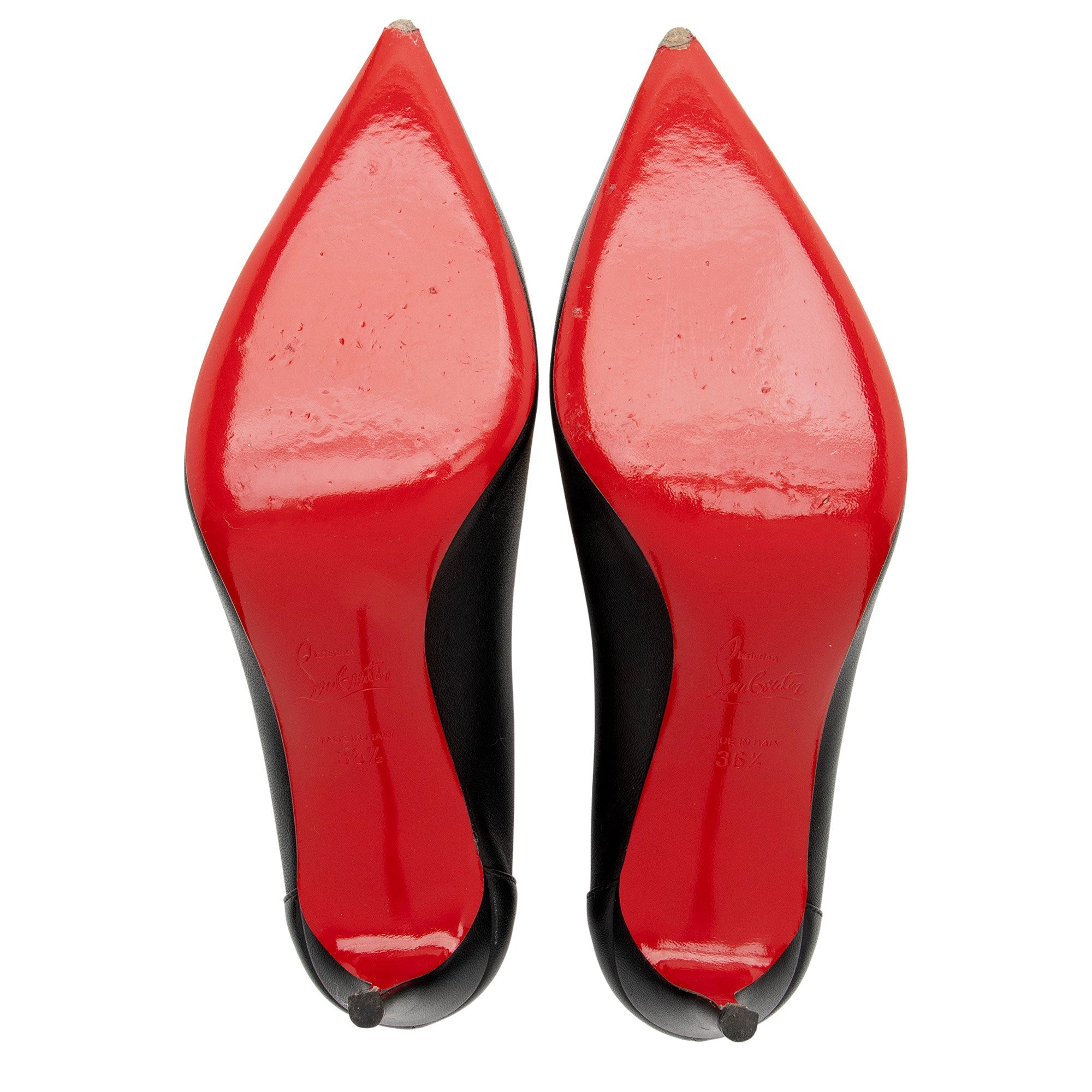 Christian Louboutin Leather Sporty Kate Pumps - Size 6.5 / 36.5