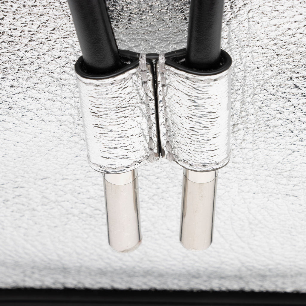 Christian Louboutin Metallic Calfskin Spiked Explorafunk Backpack (SHF-q7zUUZ)