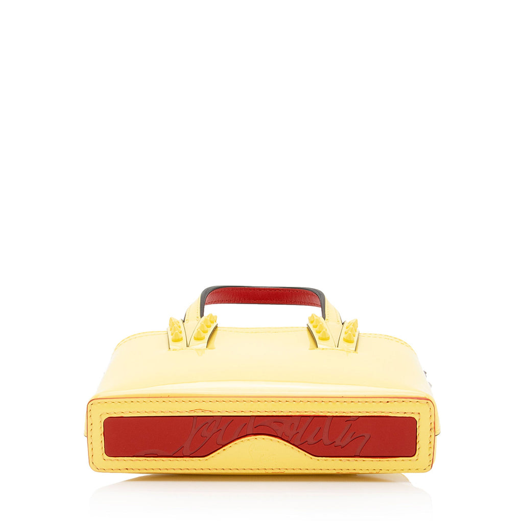 Christian Louboutin Patent Leather Cabata Nano Tote