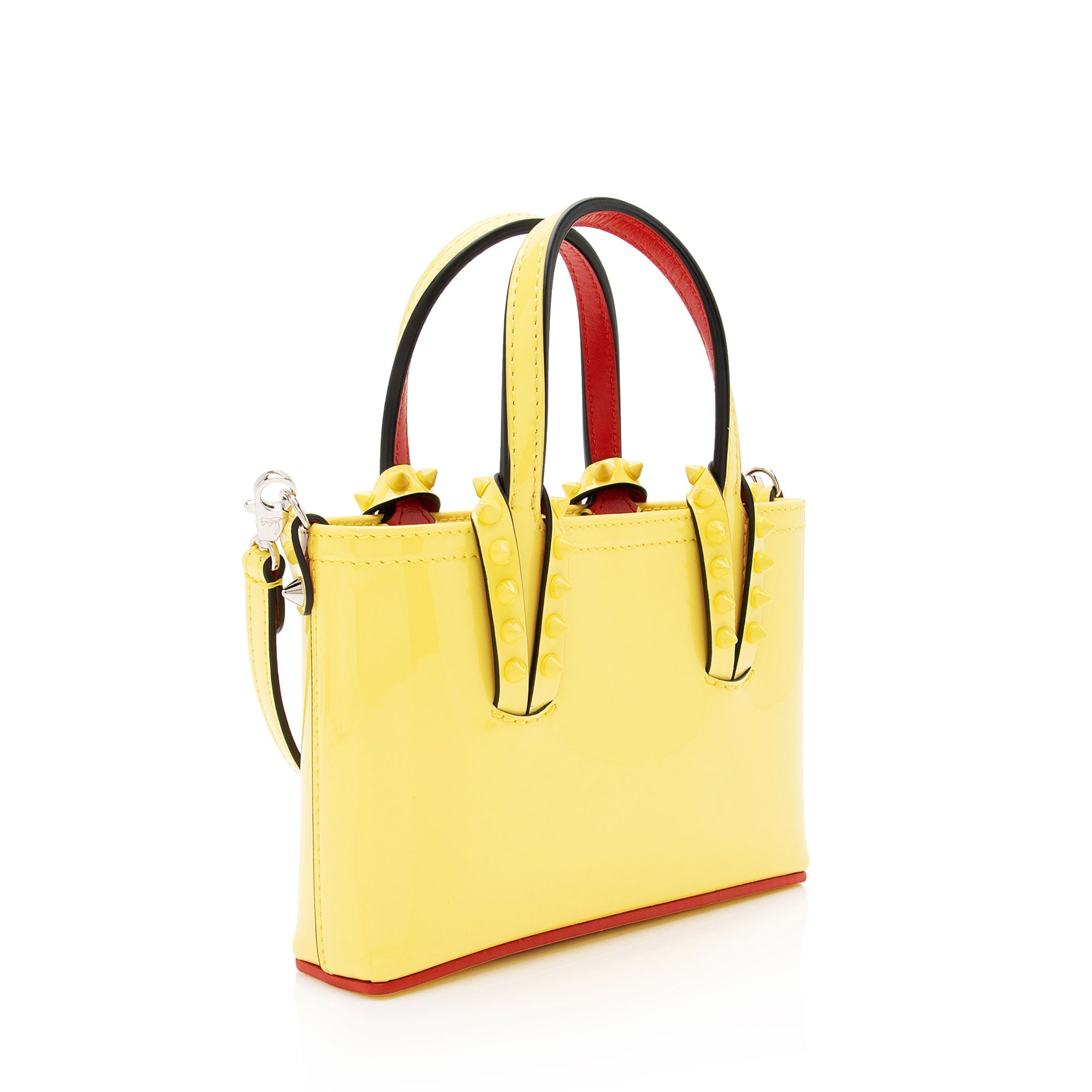 Christian Louboutin Patent Leather Cabata Nano Tote