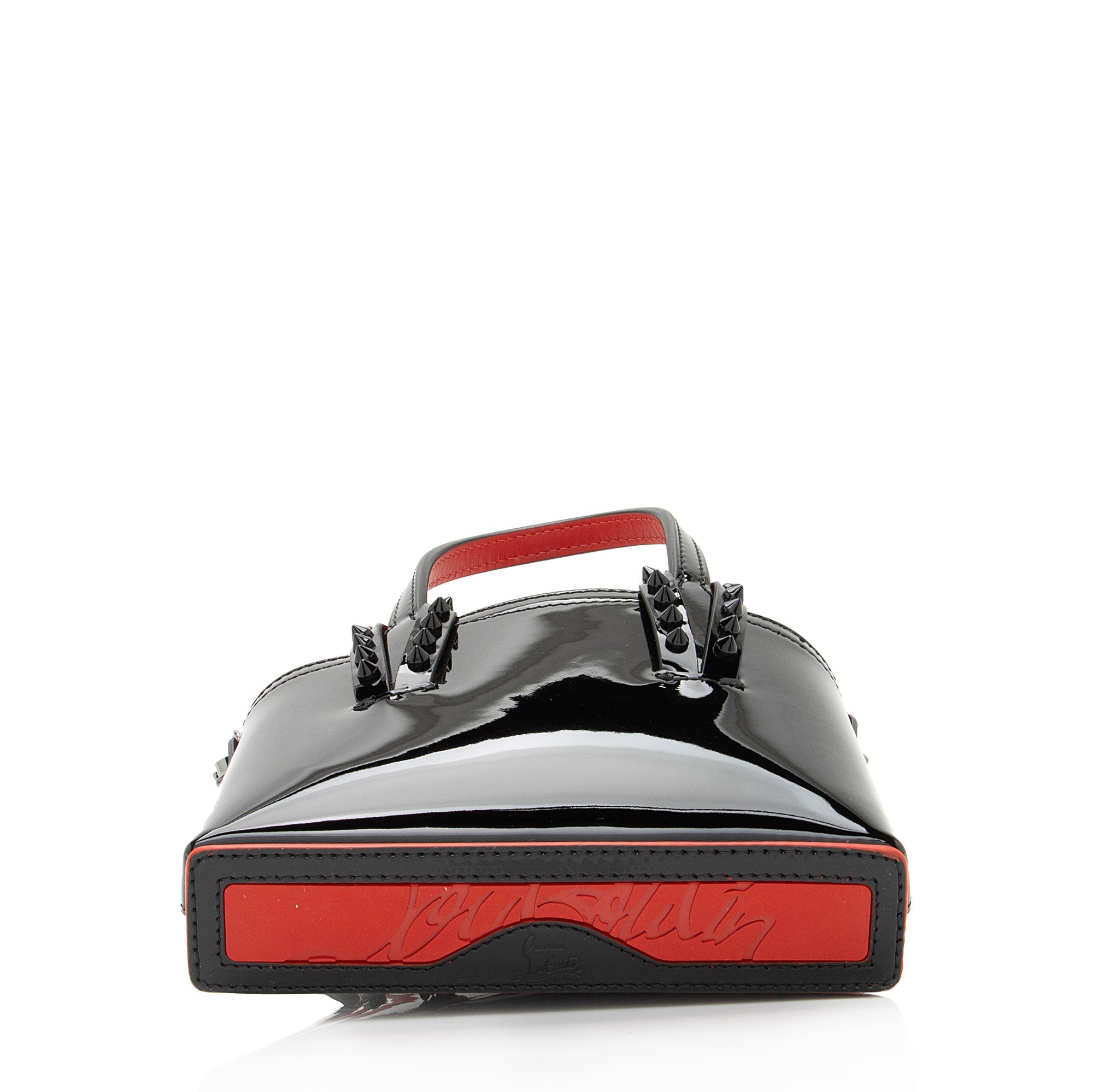 Christian Louboutin Patent Leather Cabata Mini Tote (SHF-JPmRvx)