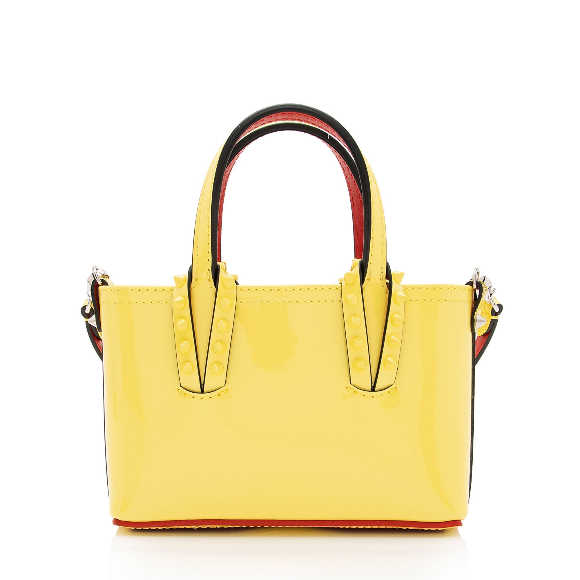 Christian Louboutin Patent Leather Cabata Nano Tote