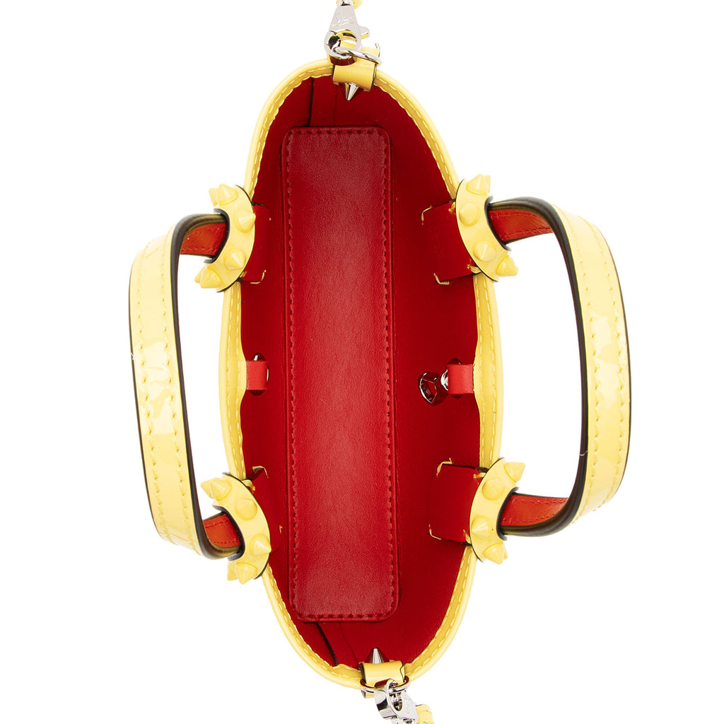 Christian Louboutin Patent Leather Cabata Nano Tote