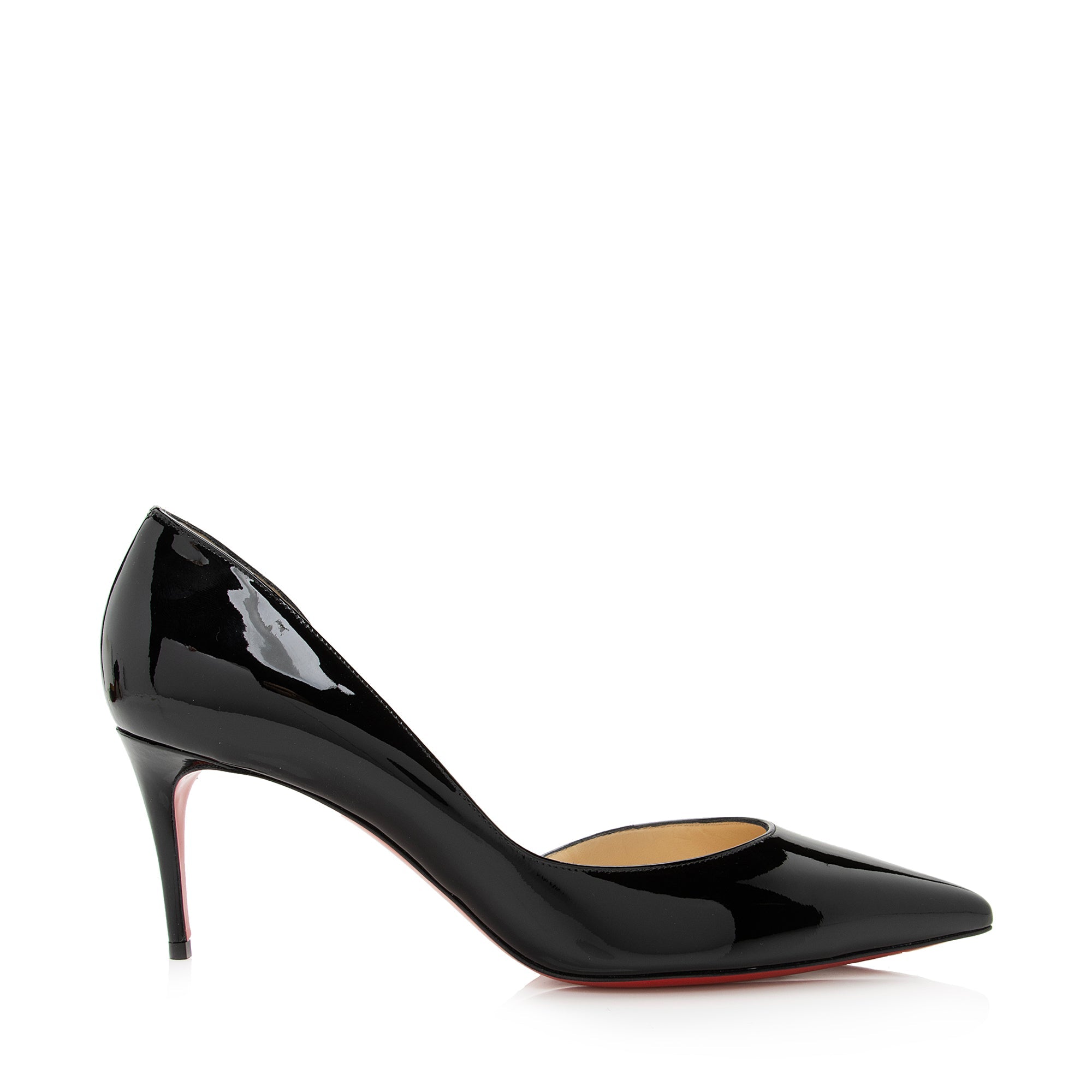 Christian Louboutin Patent Leather Iriza Pumps - Size 9.5 / 39.5 (SHF-22730)