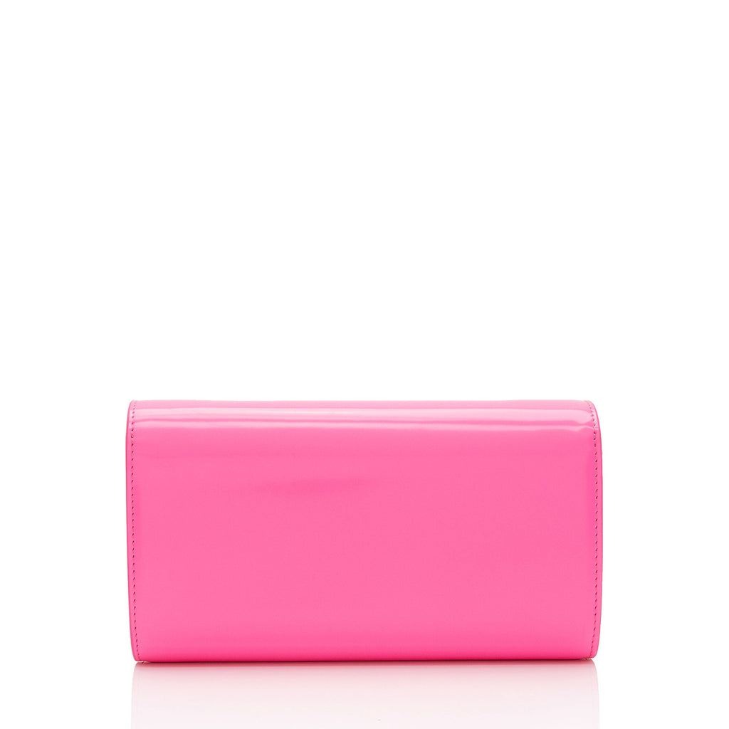 Christian Louboutin Patent Leather Loubi154 Chain Wallet