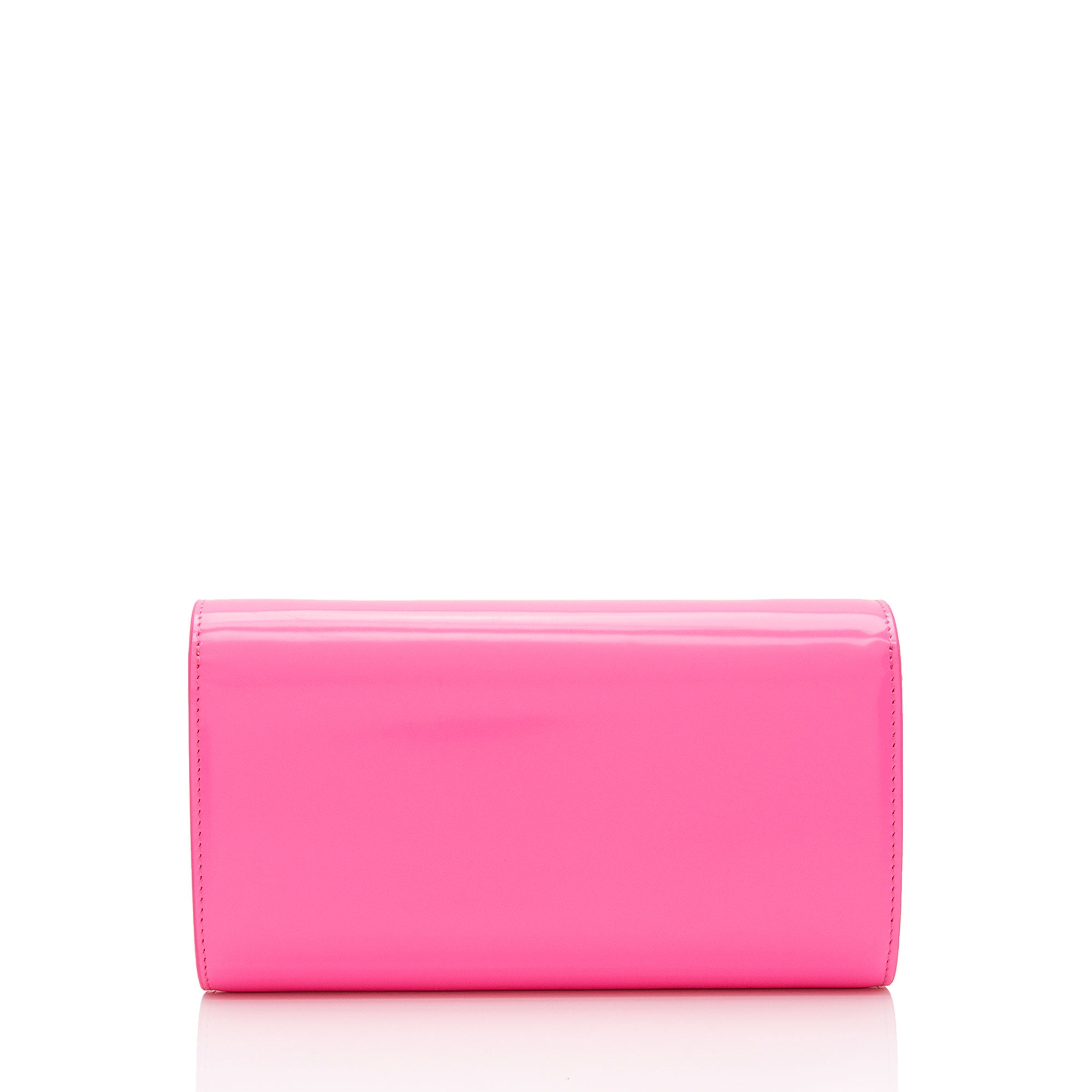 Christian Louboutin Patent Leather Loubi154 Chain Wallet