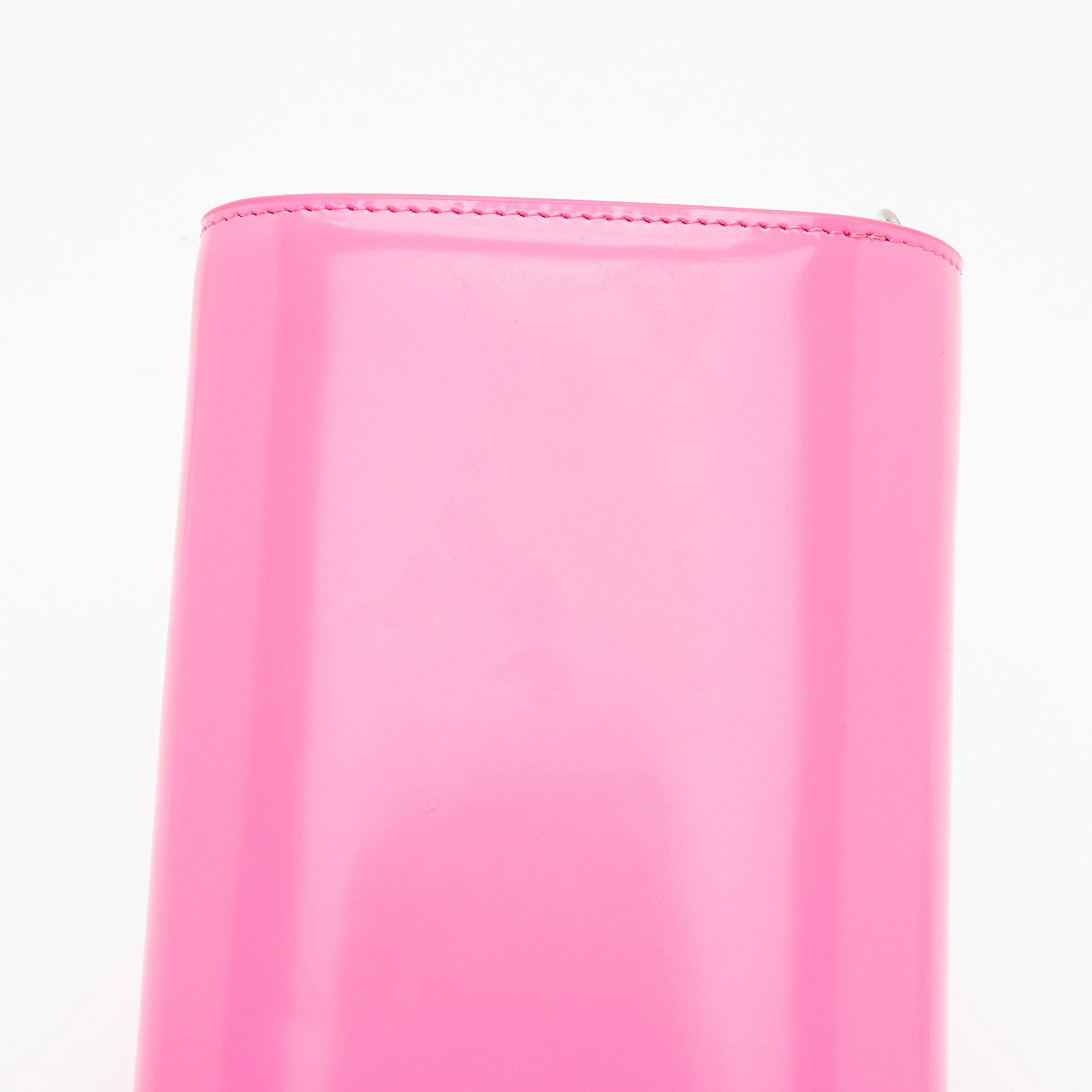 Christian Louboutin Patent Leather Loubi154 Chain Wallet