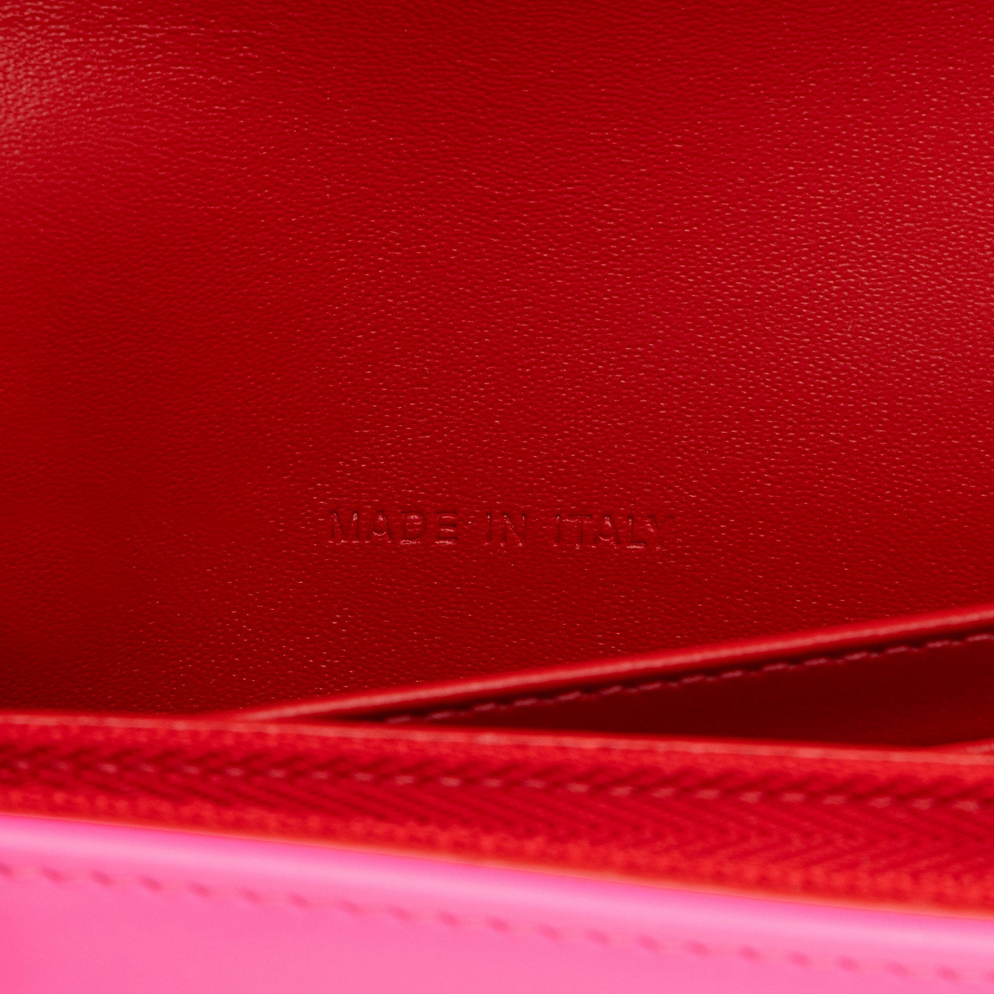 Christian Louboutin Patent Leather Loubi154 Chain Wallet