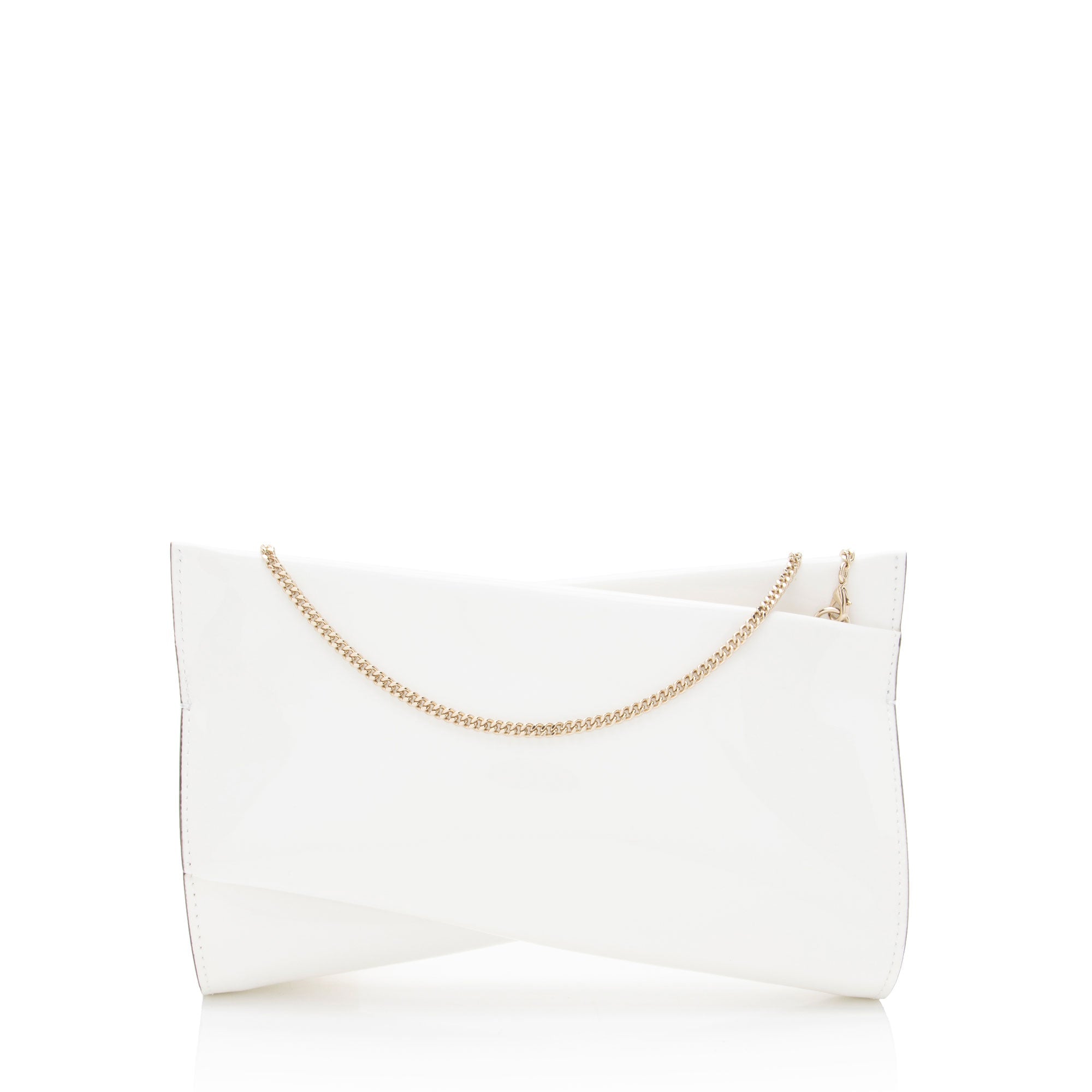 Christian Louboutin Patent Leather Loubitwist Clutch
