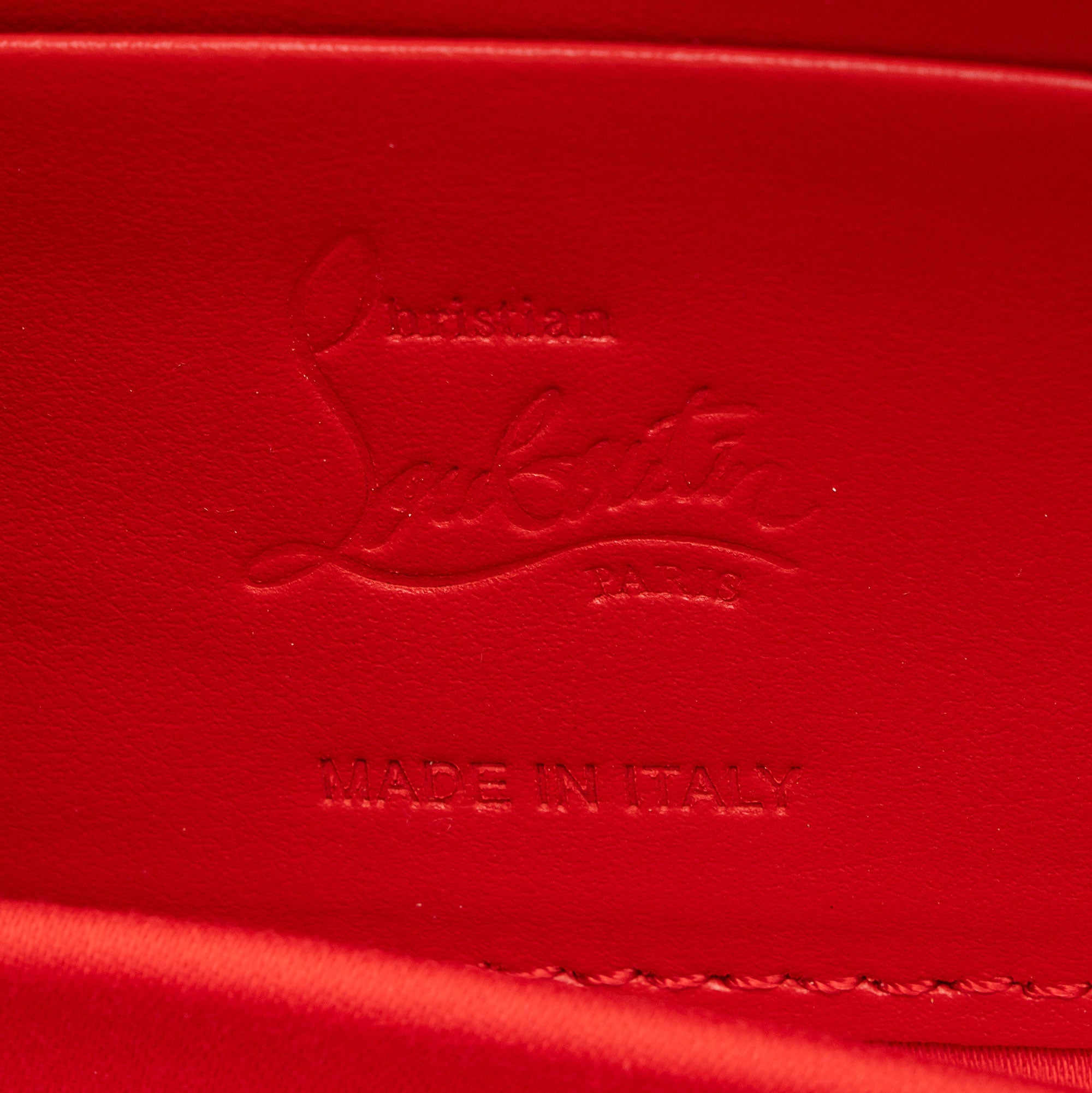 Christian Louboutin Patent Leather Loubitwist Clutch