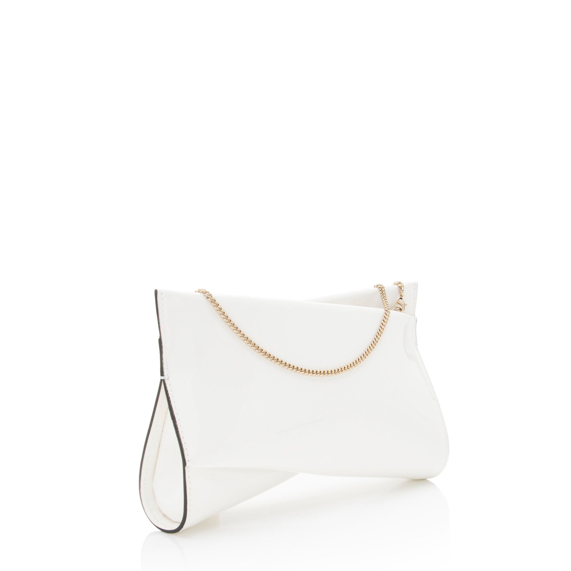 Christian Louboutin Patent Leather Loubitwist Clutch