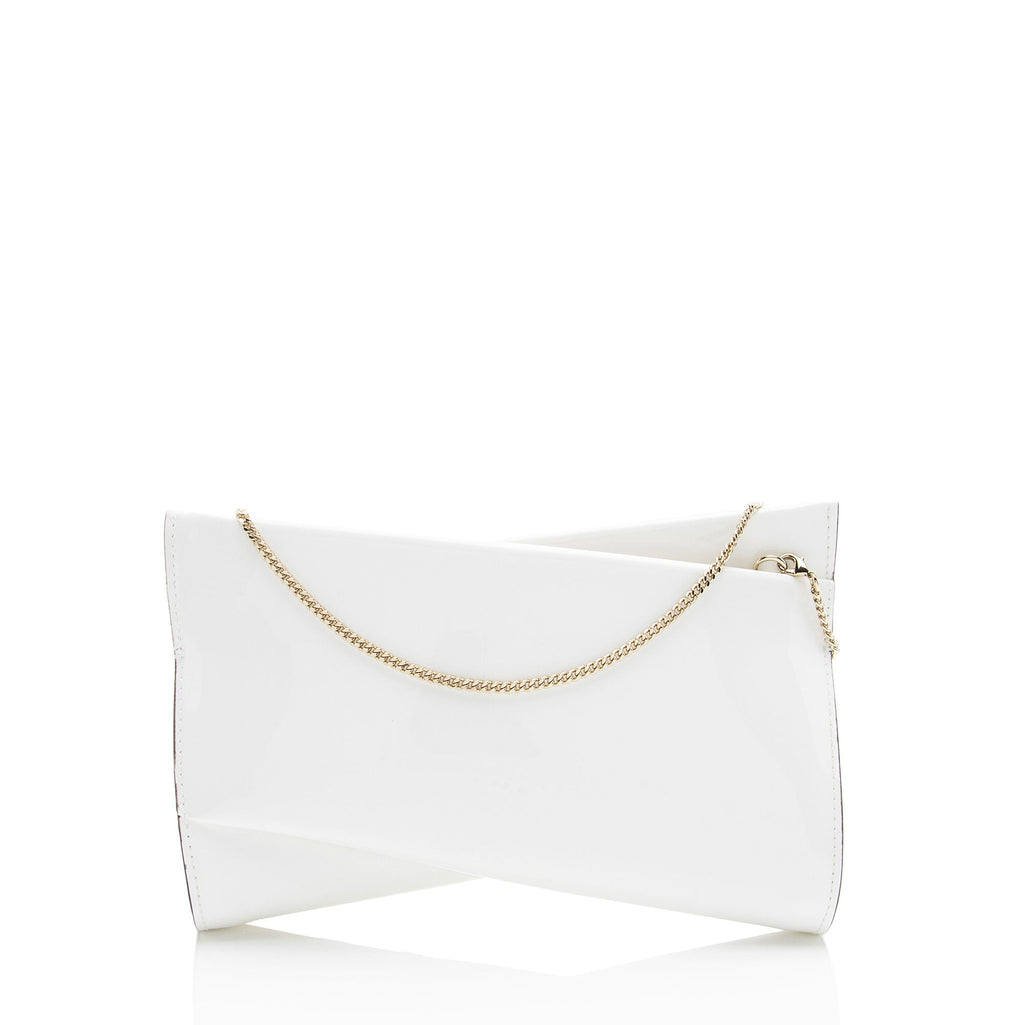 Christian Louboutin Patent Leather Loubitwist Clutch