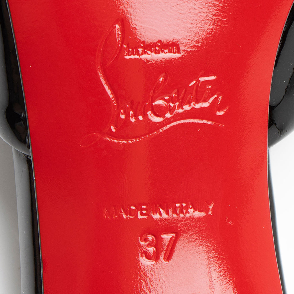 Christian Louboutin Patent Leather Me Dolly Mules - Size 7 / 37