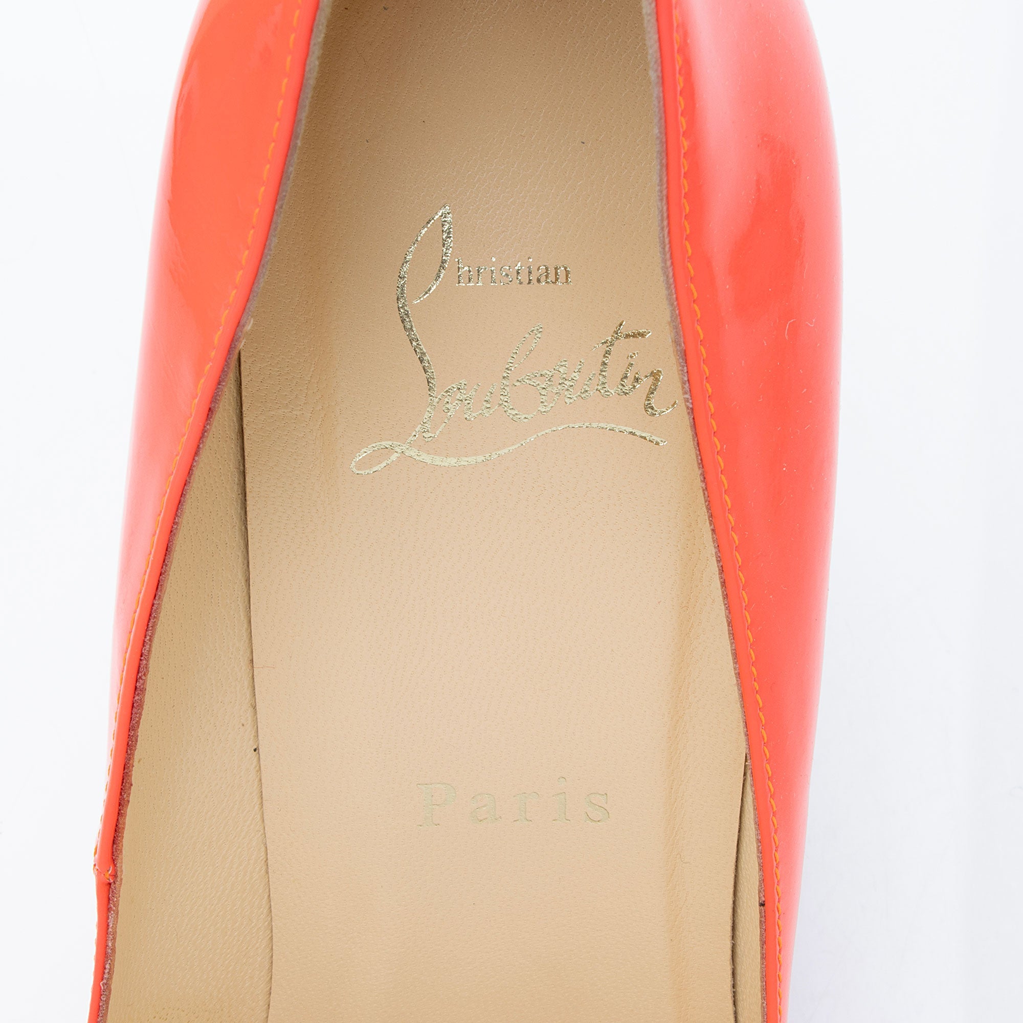 Christian Louboutin Patent Leather Pigalle Follies 100 Pumps - Size 8.5 / 38.5 (SHF-02jyqX)