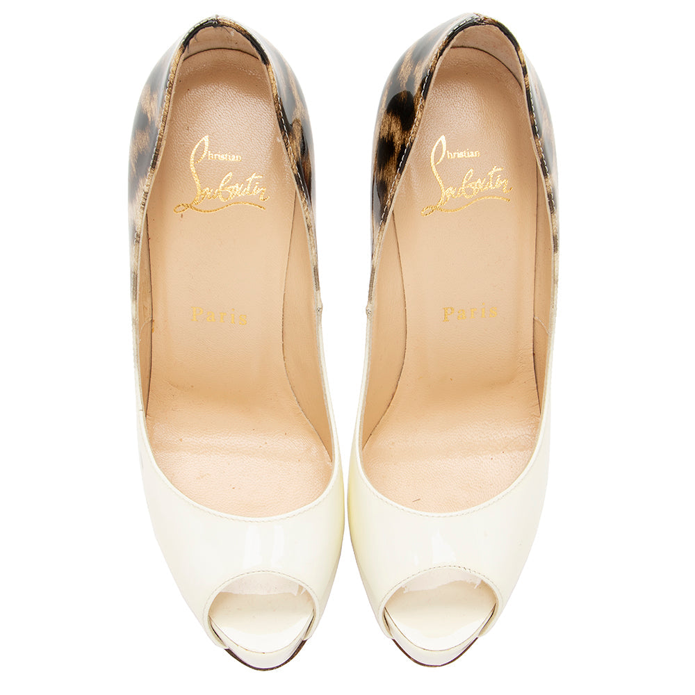 Christian Louboutin Patent Leather Pumps - Size 5.5 / 35.5 (SHF-17744)